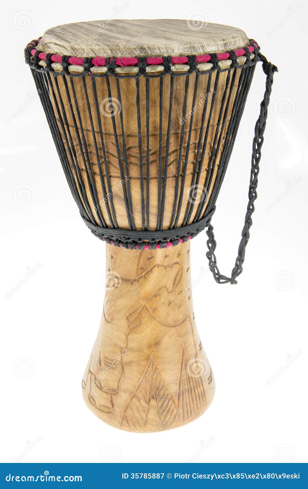 Tambour africain image stock. Image du fond, photographie 35785887