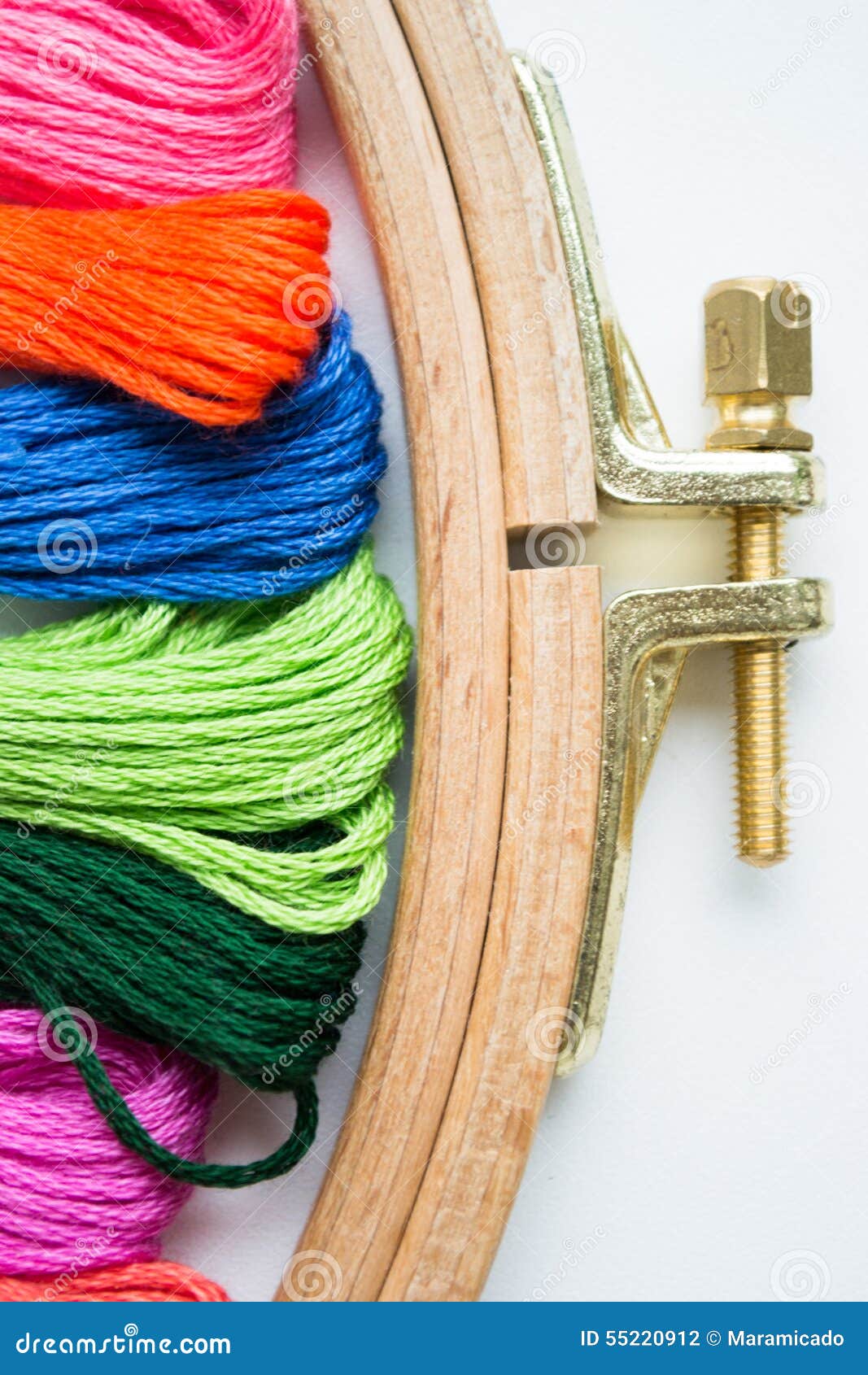 Tambour with Threads for Embroidery Stock Photo Image of handiwork