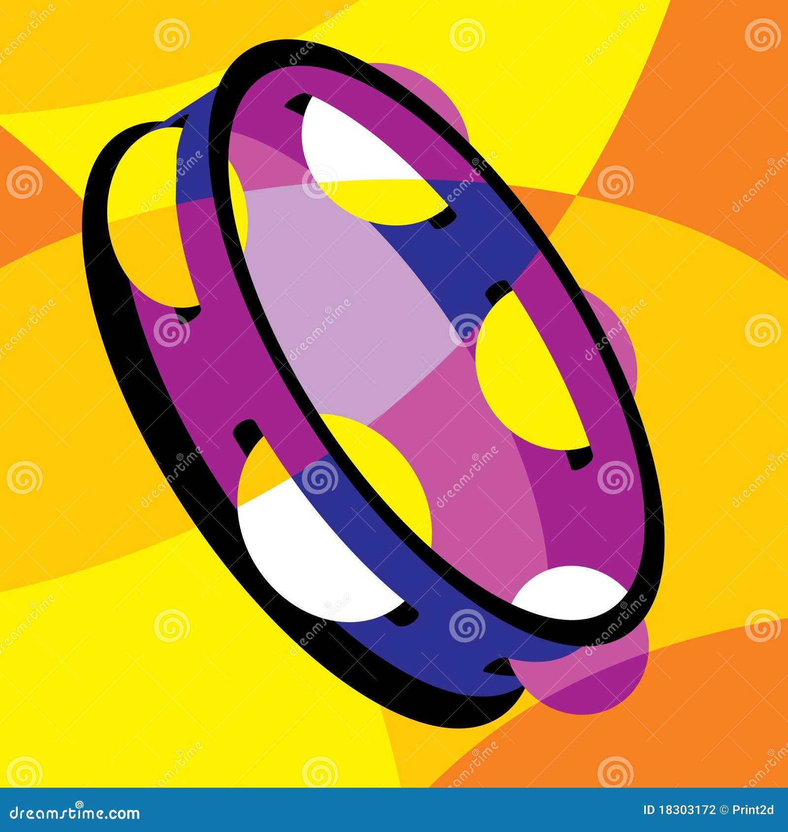 Tambourine Cartoons, Illustrations & Vector Stock Images 6204