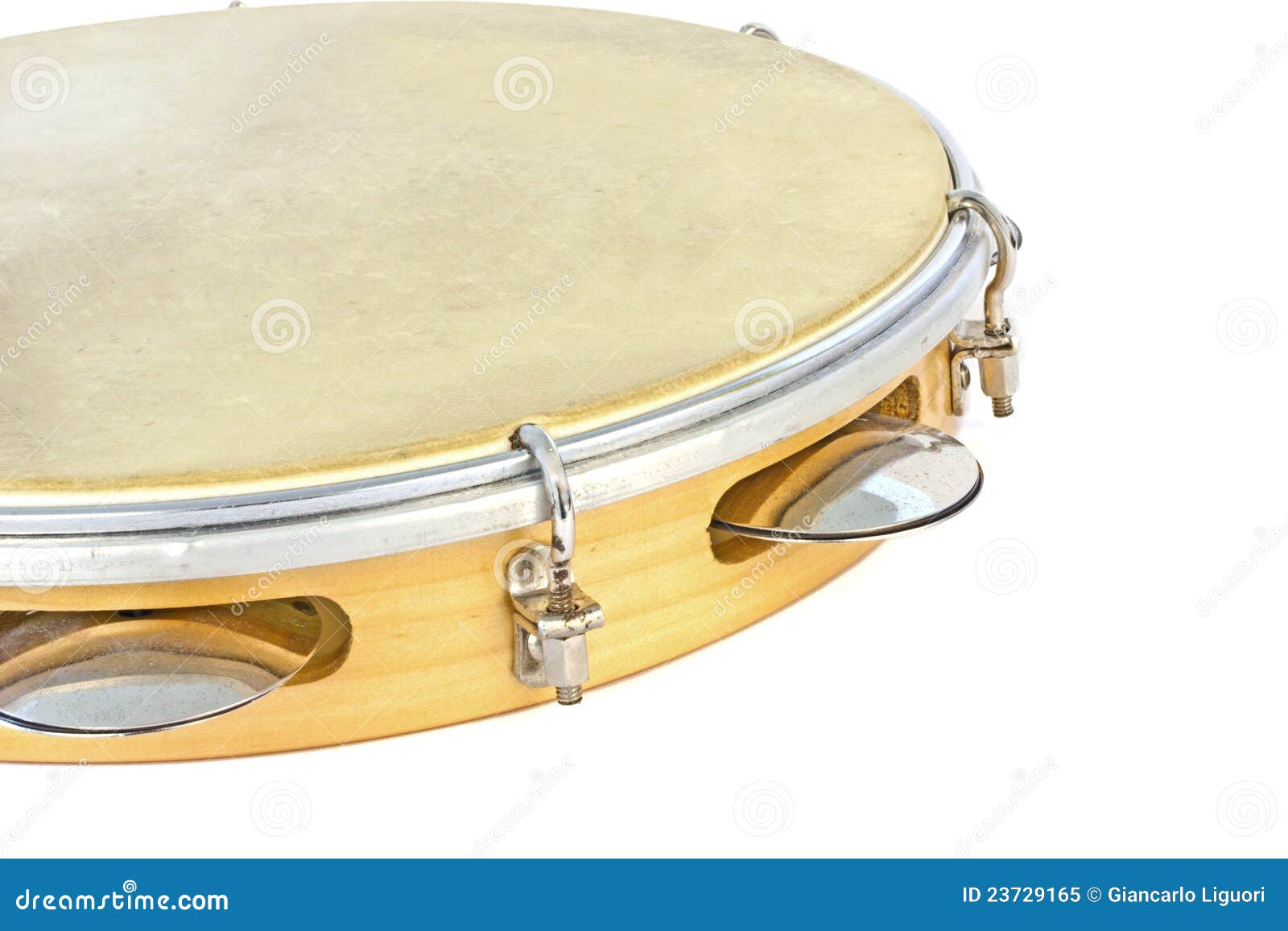 Tambourine stock image. Image of drum, instrument, noise 23729165