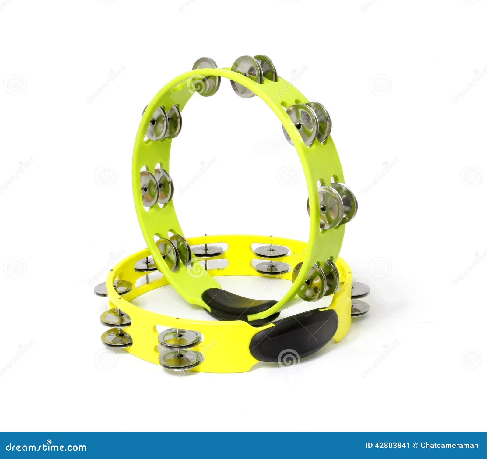 Tambourine stock image. Image of party, perform, circle 42803841