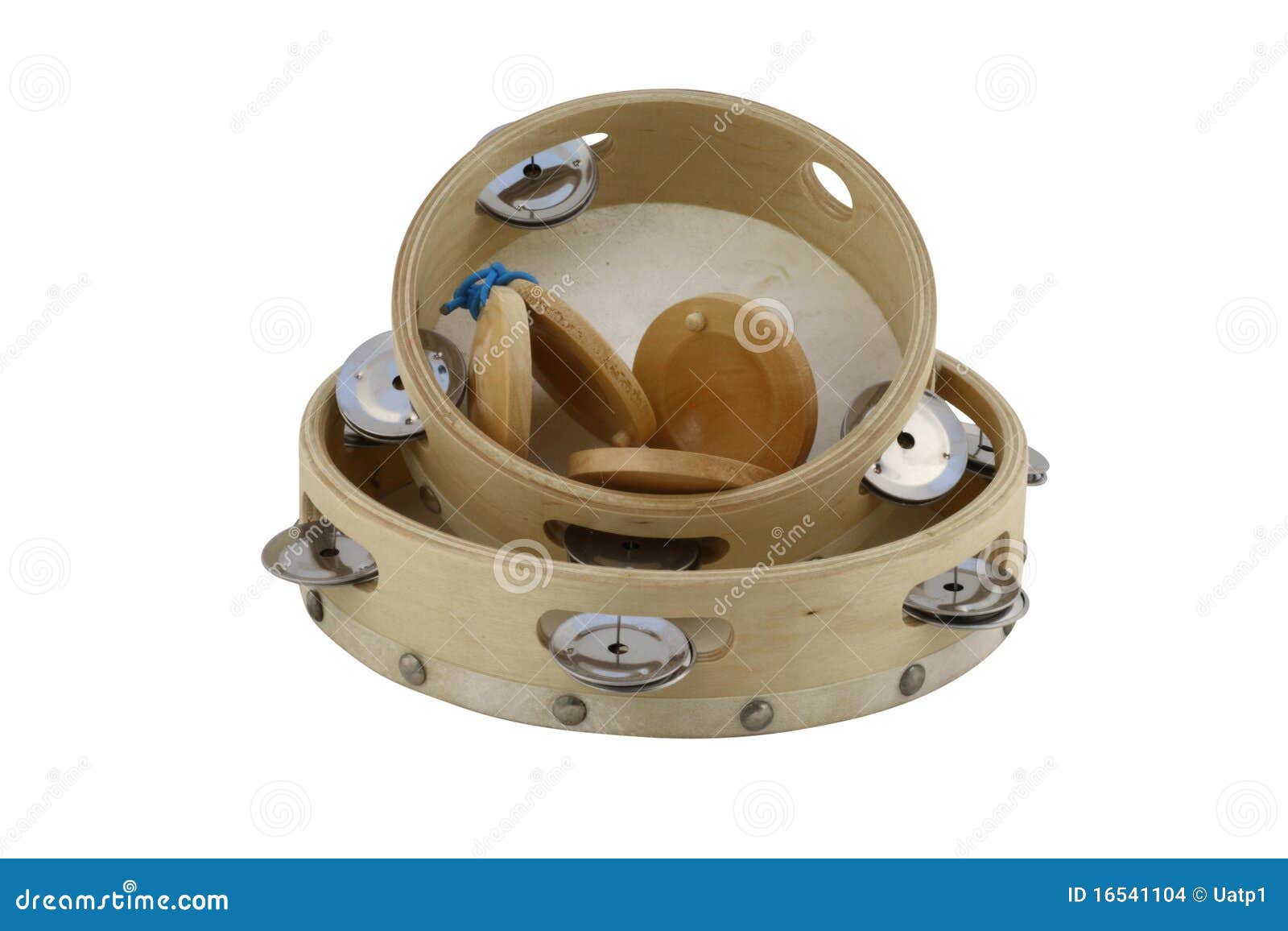 Tambourines and stock photo. Image of jingle 16541104