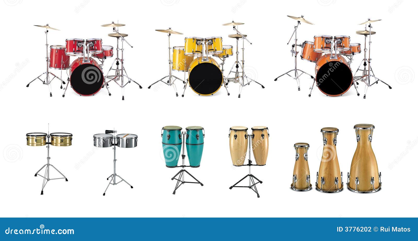 Tambours Instruments De Percussion Illustration Stock Illustration