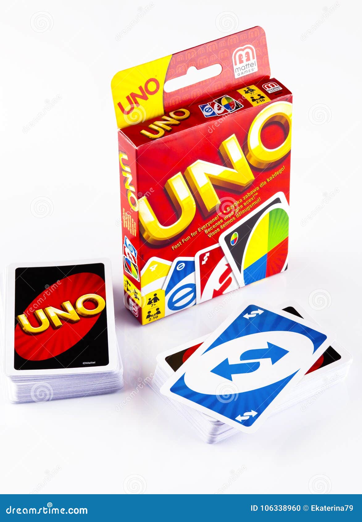 Uno Card Box, Two Deck Playing Card Box