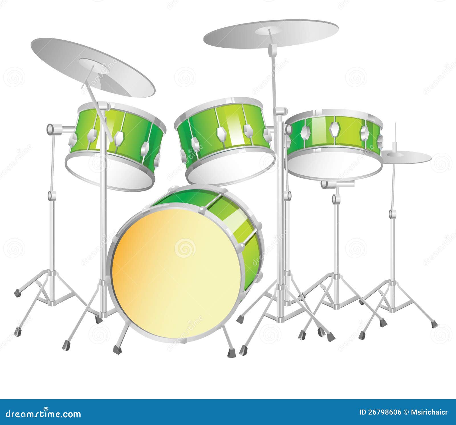 Tamburi illustrazione vettoriale. Illustrazione di strumento 26798606