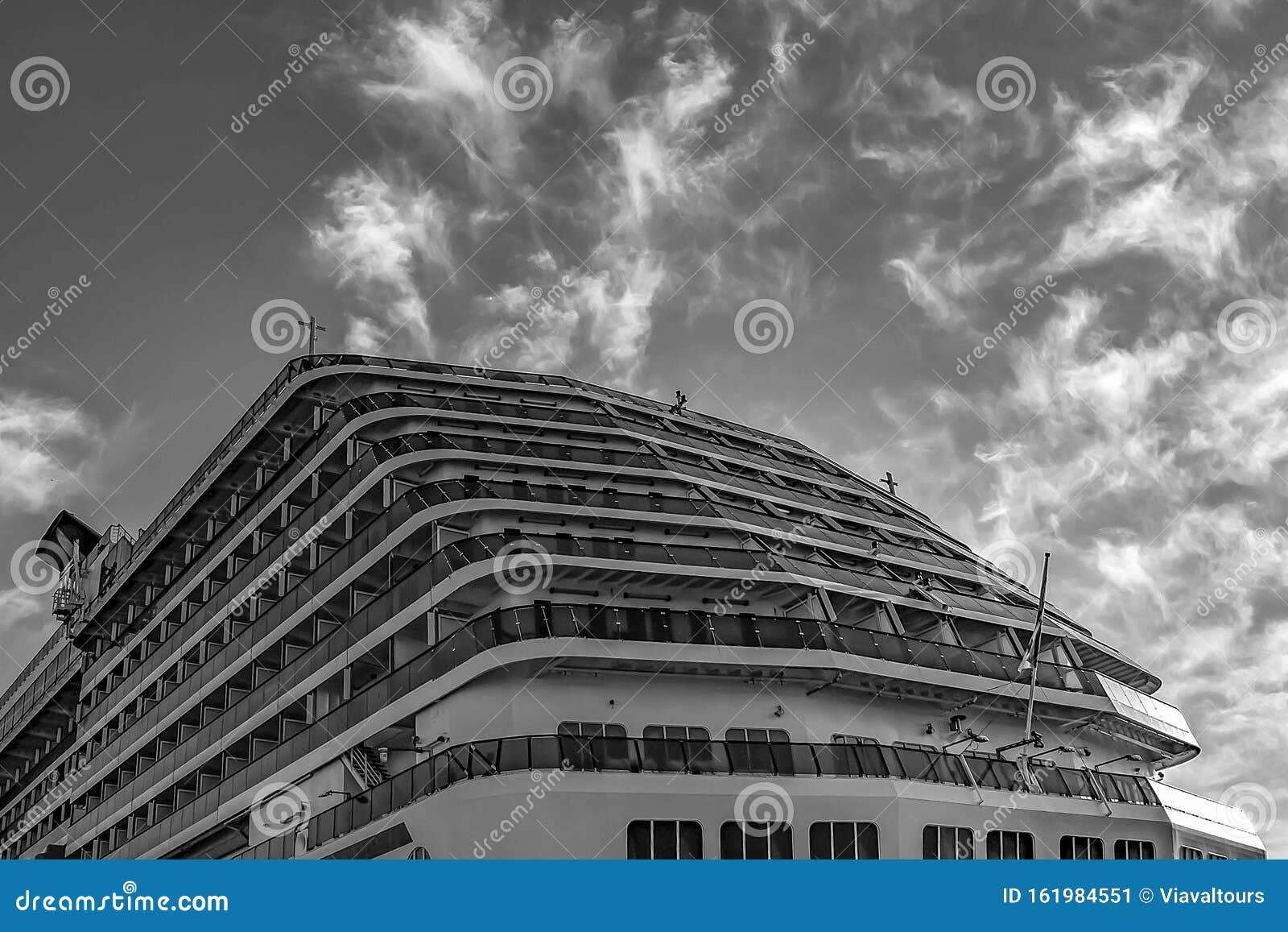 Top View Of Carnival  Miracle Cruise  In Port  Tampa  Bay  