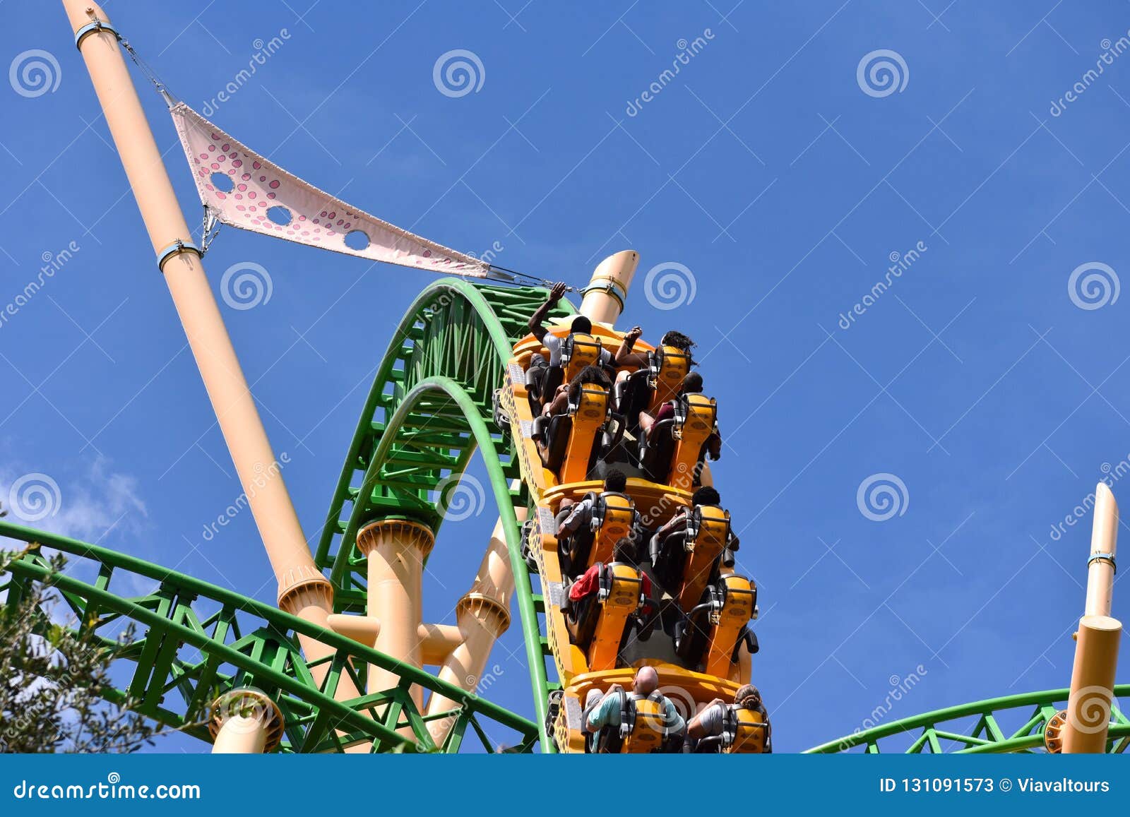Terrific Cheetah Hunt Rollercoaster At Bush Gardens Theme Park