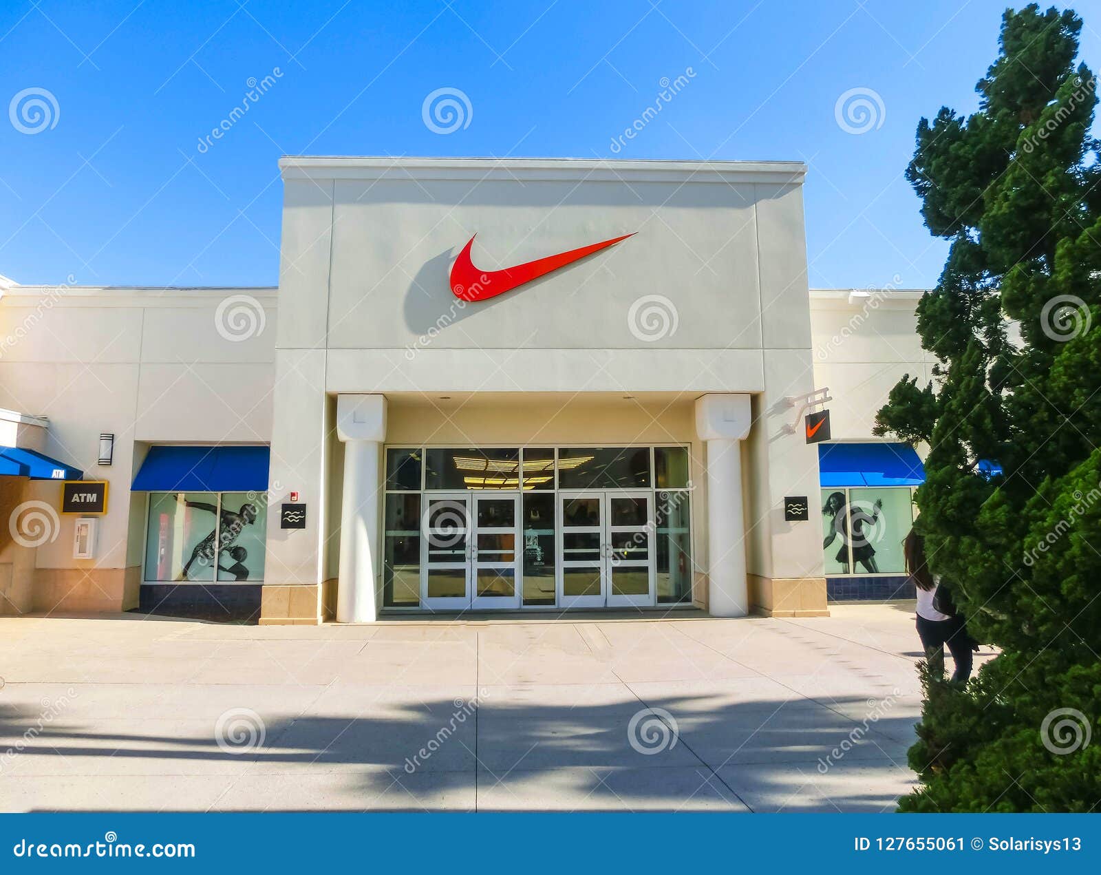 Tampa, USA - 2018: NIKE Shop at Shopping Mall Tampa Premium Outlet at Orlando, USA Editorial Photo - Image of rack, nike: 127655061