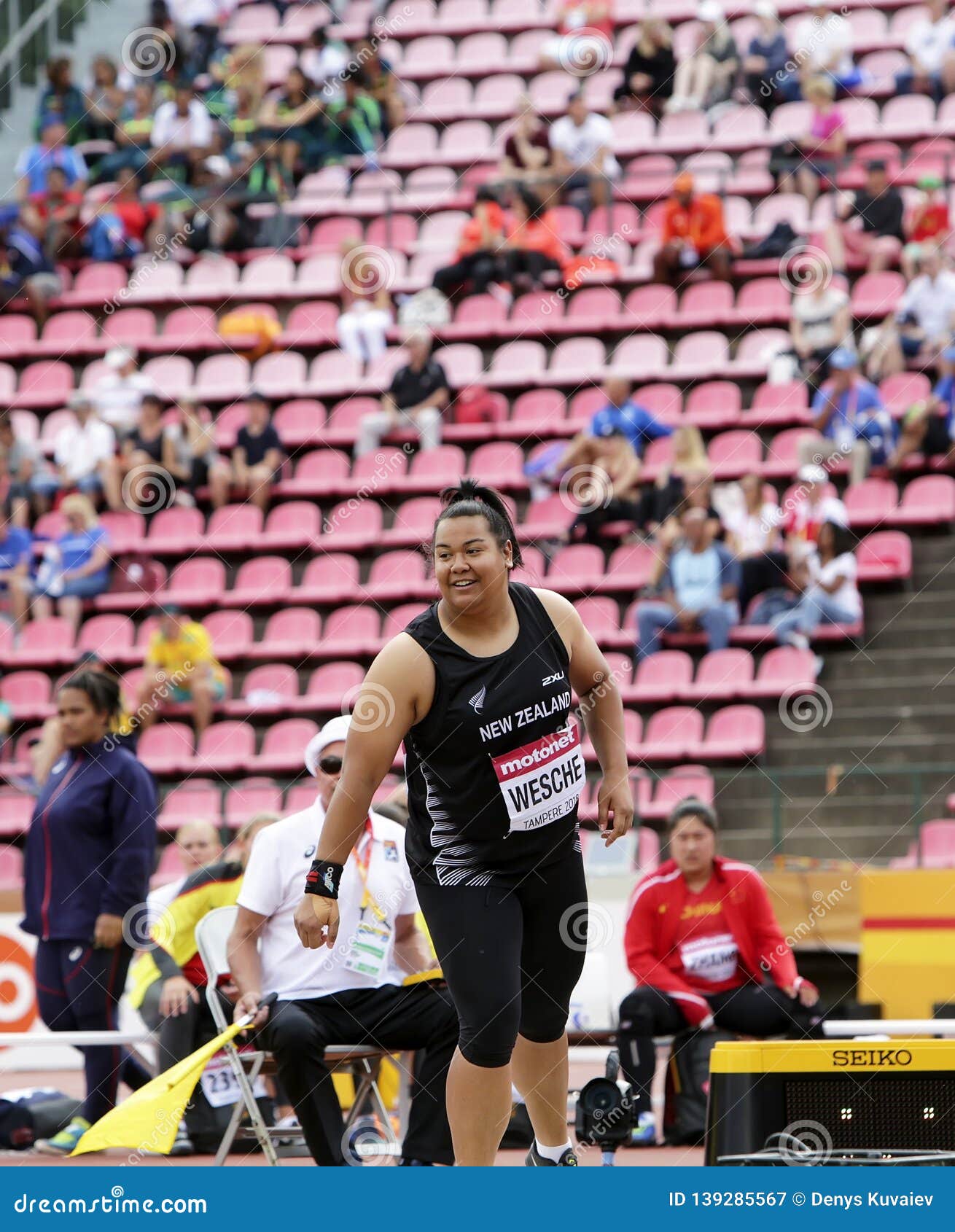 MADISON-LEE WESCHE from NEW ZEALAND Win the Shot Put Final at the IAAF  World U20 Championships in Editorial Photography - Image of people, games:  139285567