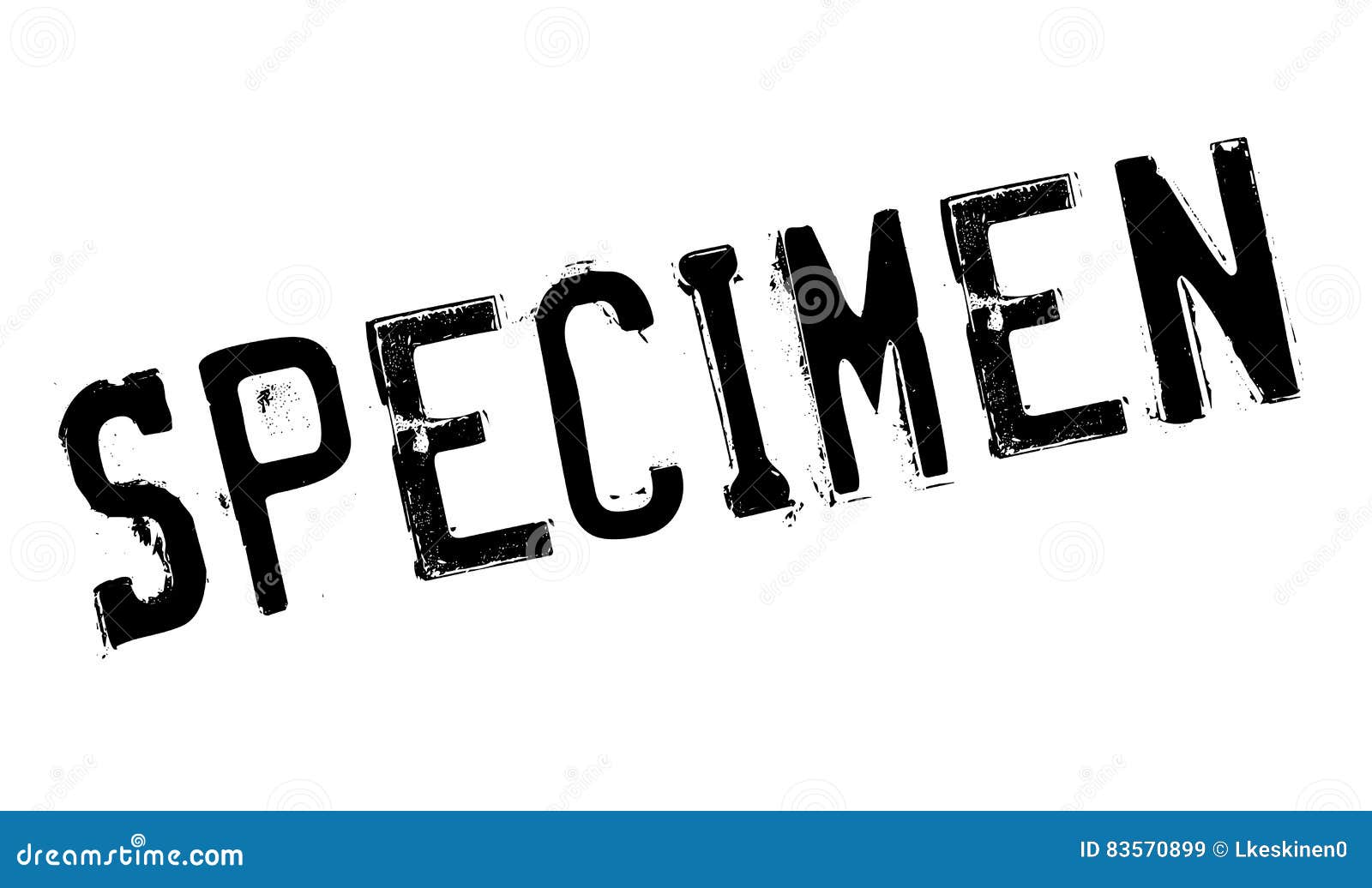 Tampon En Caoutchouc De Spécimen Illustration Stock Image 83570899