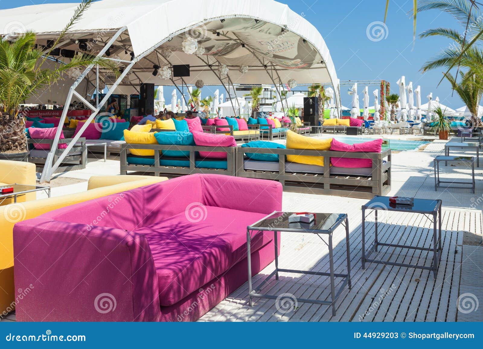 Tan Tan Beach Summer Club Mamaia Romania Editorial Stock Photo