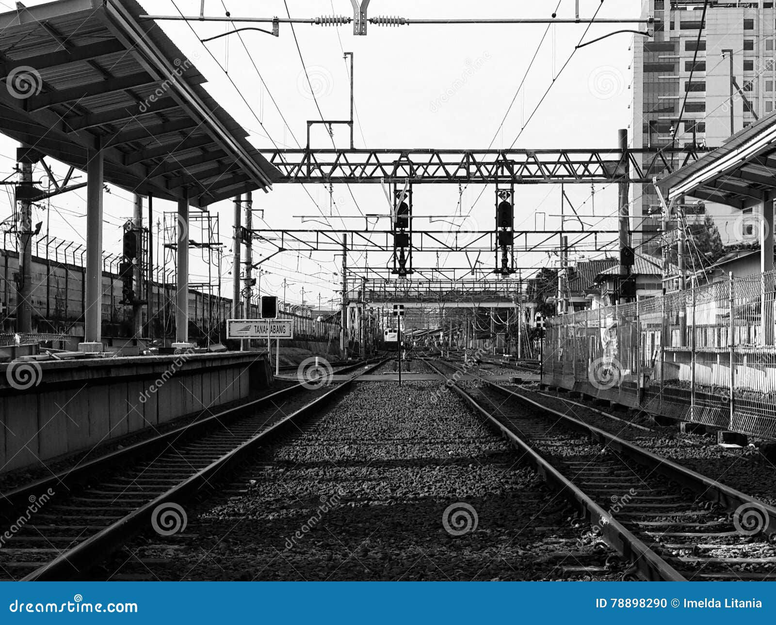 Tanah Abang Railway Station Editorial Image - Image of railway, public ...