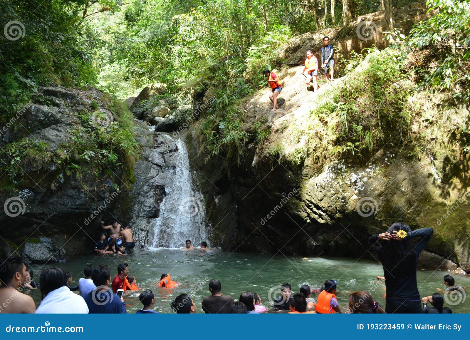 Tanawan Waterfalls in Aurora, Philippines Editorial Stock Image - Image ...