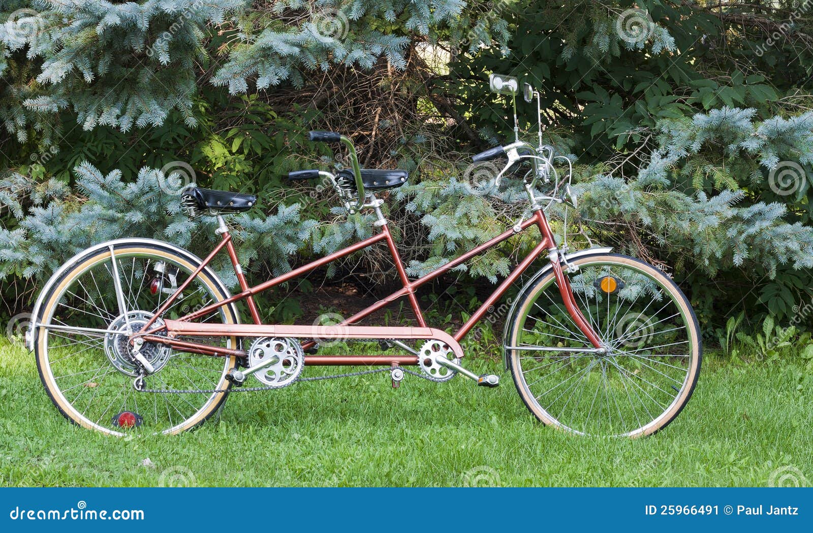 Tandem bicycle stock image. Image of pedal, tandem, spokes 25966491