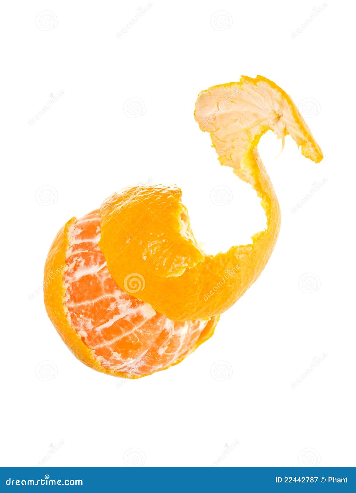 απομονωμένο ανασκόπηση tangerine λευκό