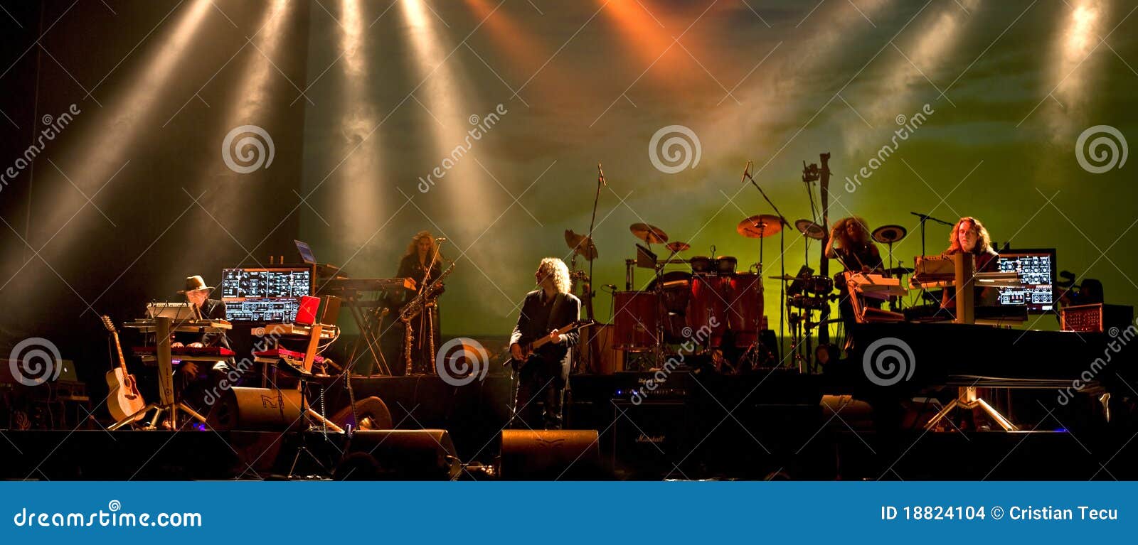 Tangerine Dream live editorial stock image. Image of festival 18824104