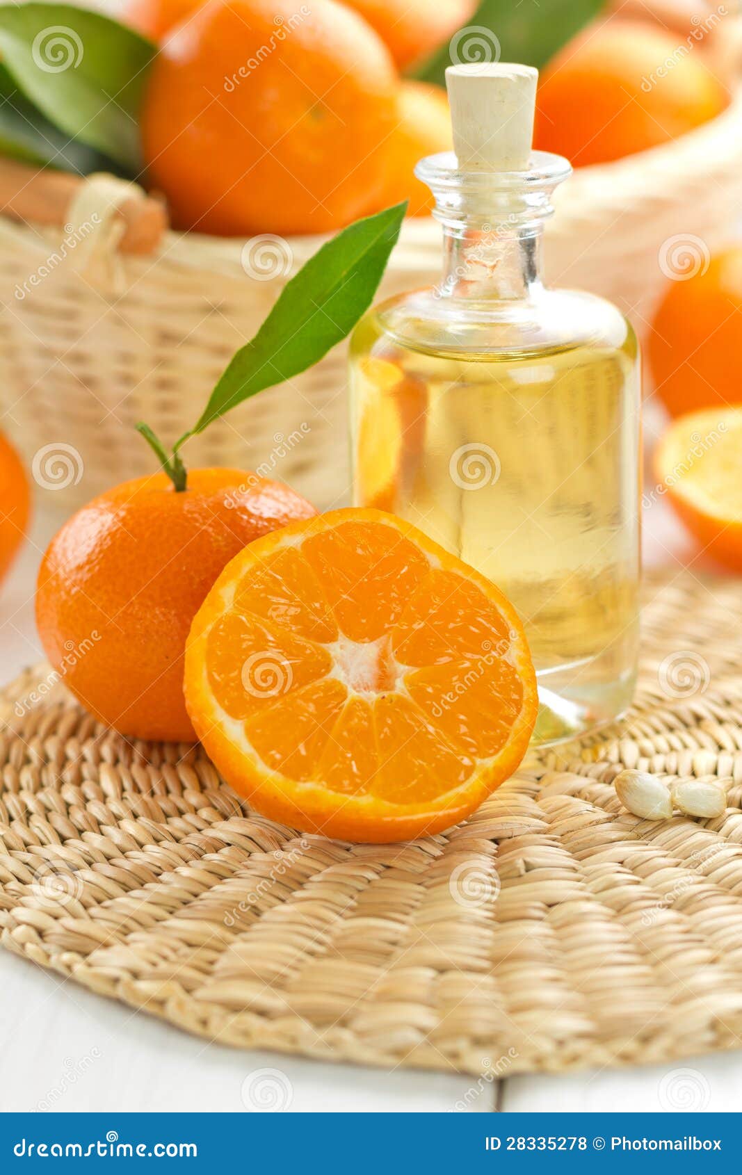 Tangerine essential oil stock photo. Image of essential 28335278