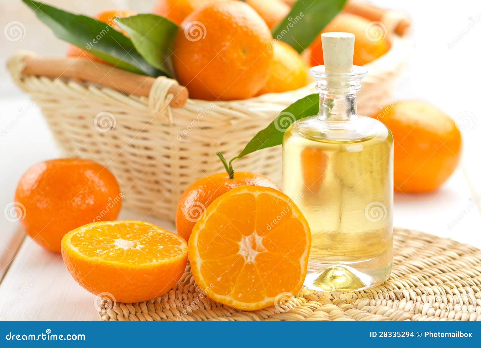 Tangerine essential oil stock photo. Image of diet, mandarine 28335294