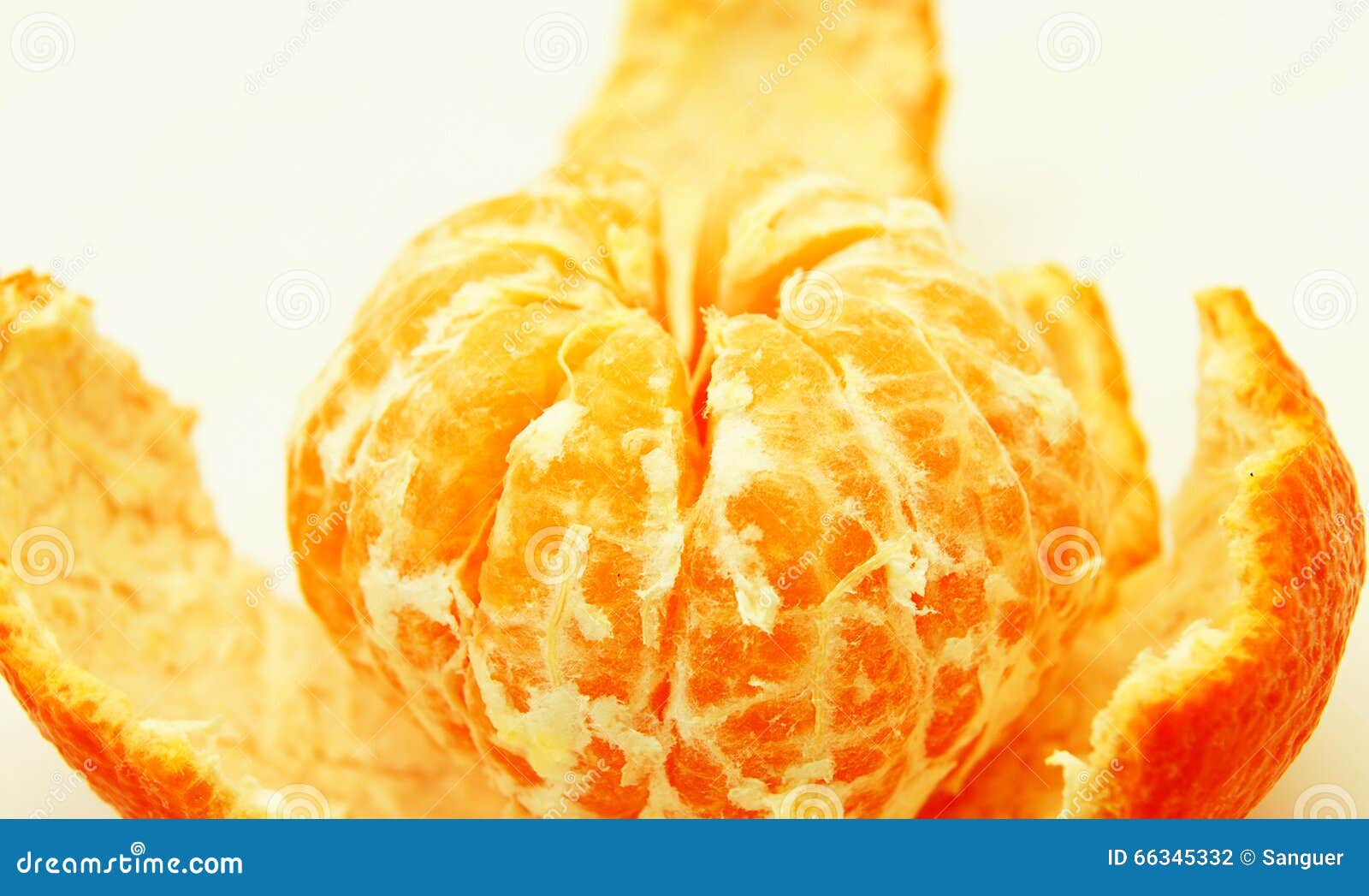 Tangerine on her skin stock photo. Image of mandarin 66345332
