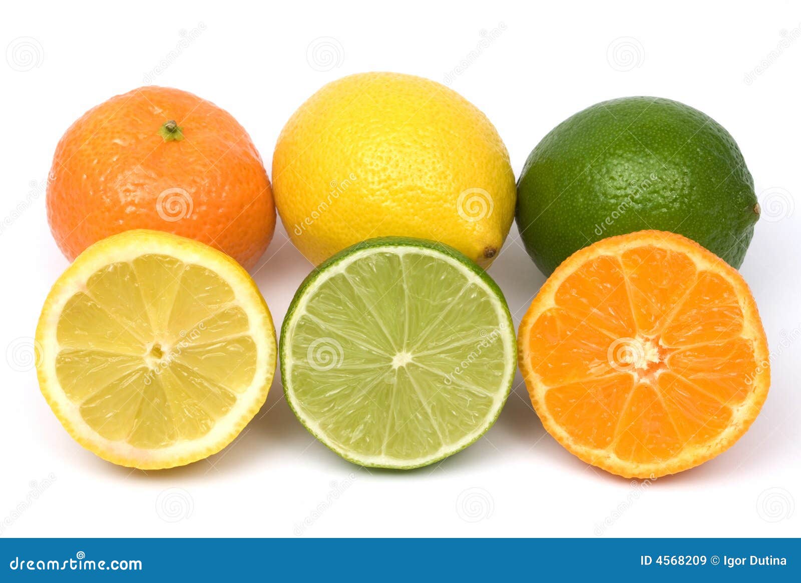 Tangerine, lemon and lime stock image. Image of orange 4568209