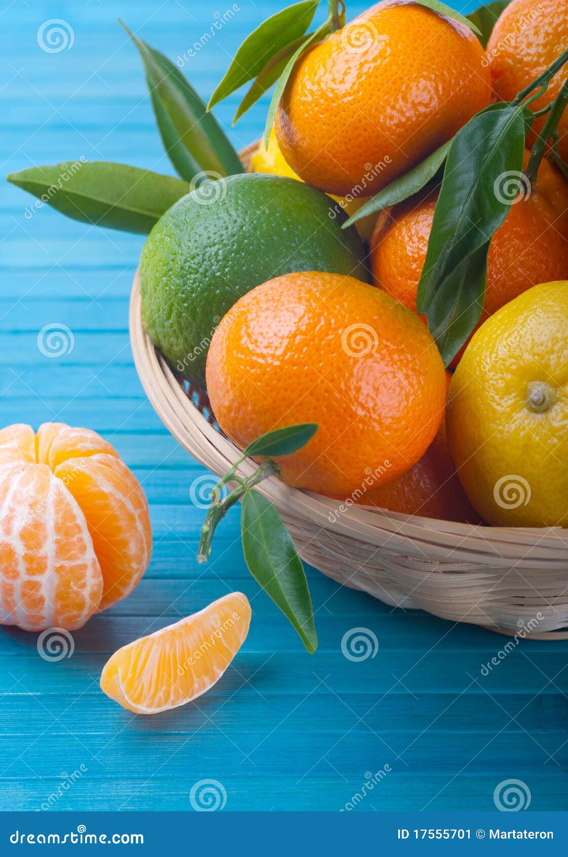 tangerines and lime