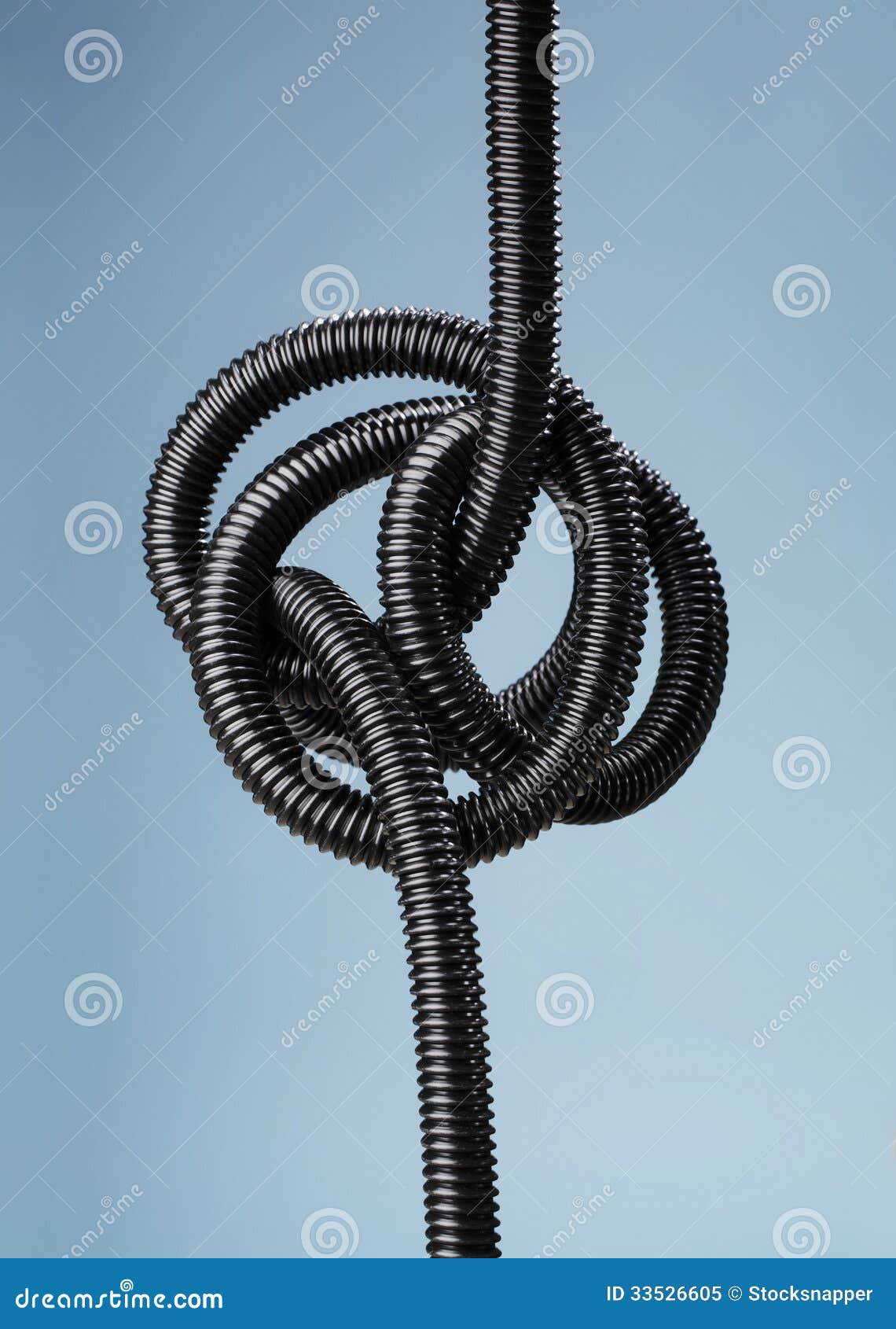 Tangled stock image. Image of flexible, hose, black, technical 33526605