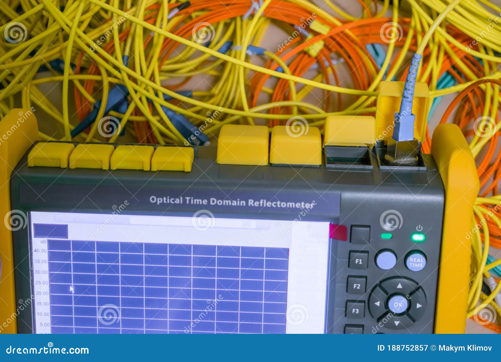 A Tangled Bundle Of Fiber Optic Wires Is Located Next To The Cable