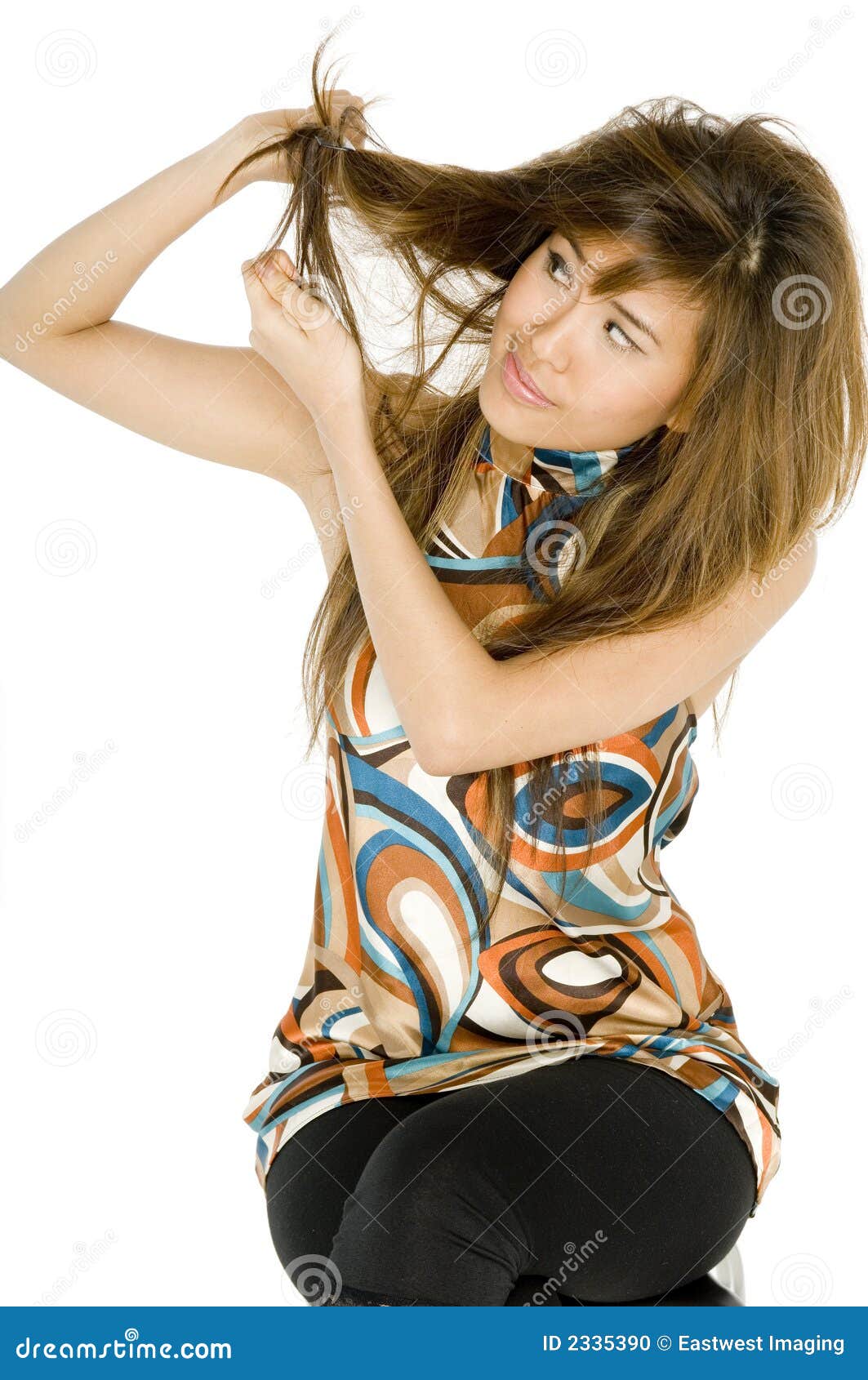 Tangled Hair stock photo. Image of style, attractive, messy 2335390