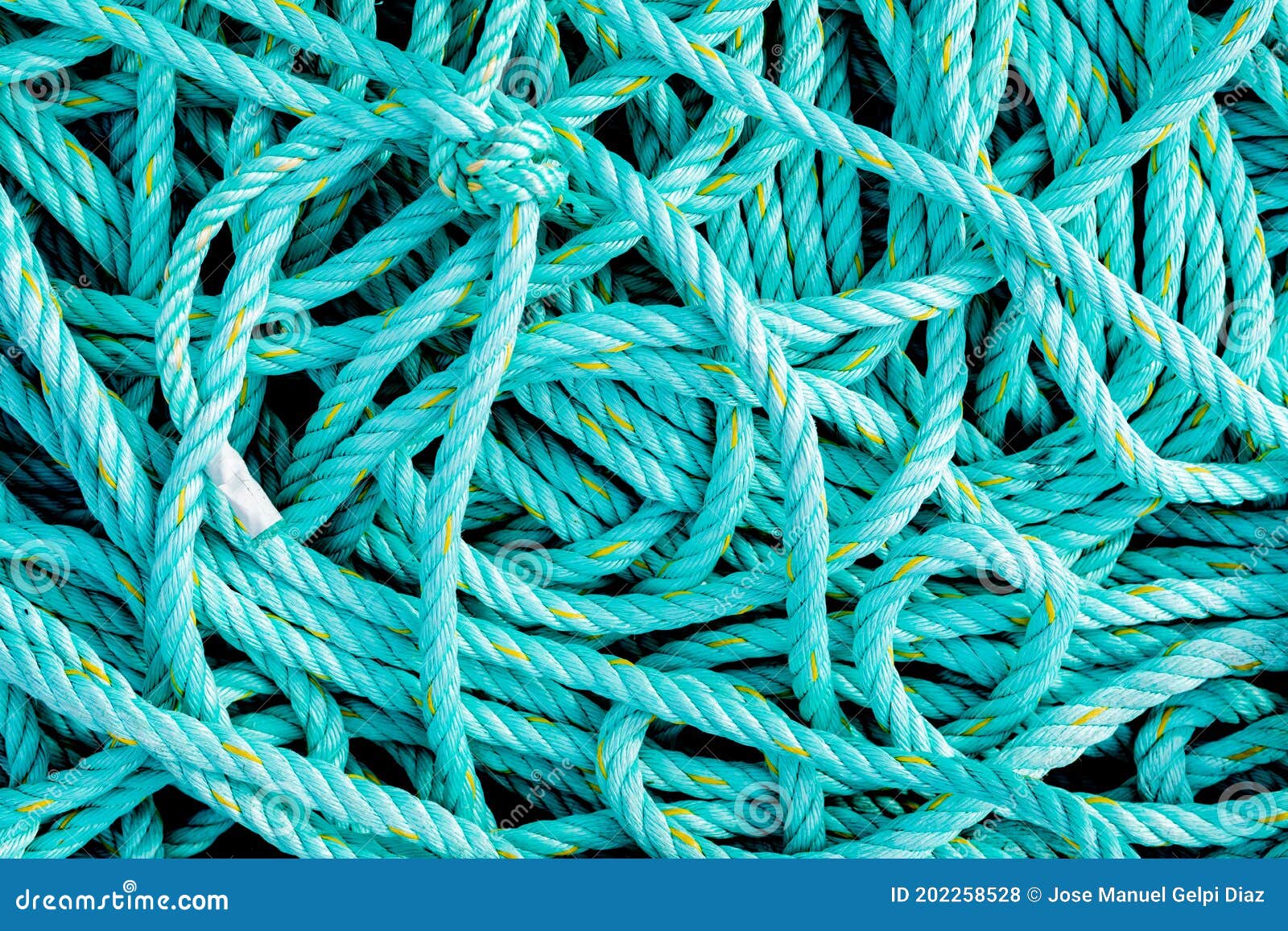 Tangled Ropes of Green Color Stock Photo Image of messy, green 202258528