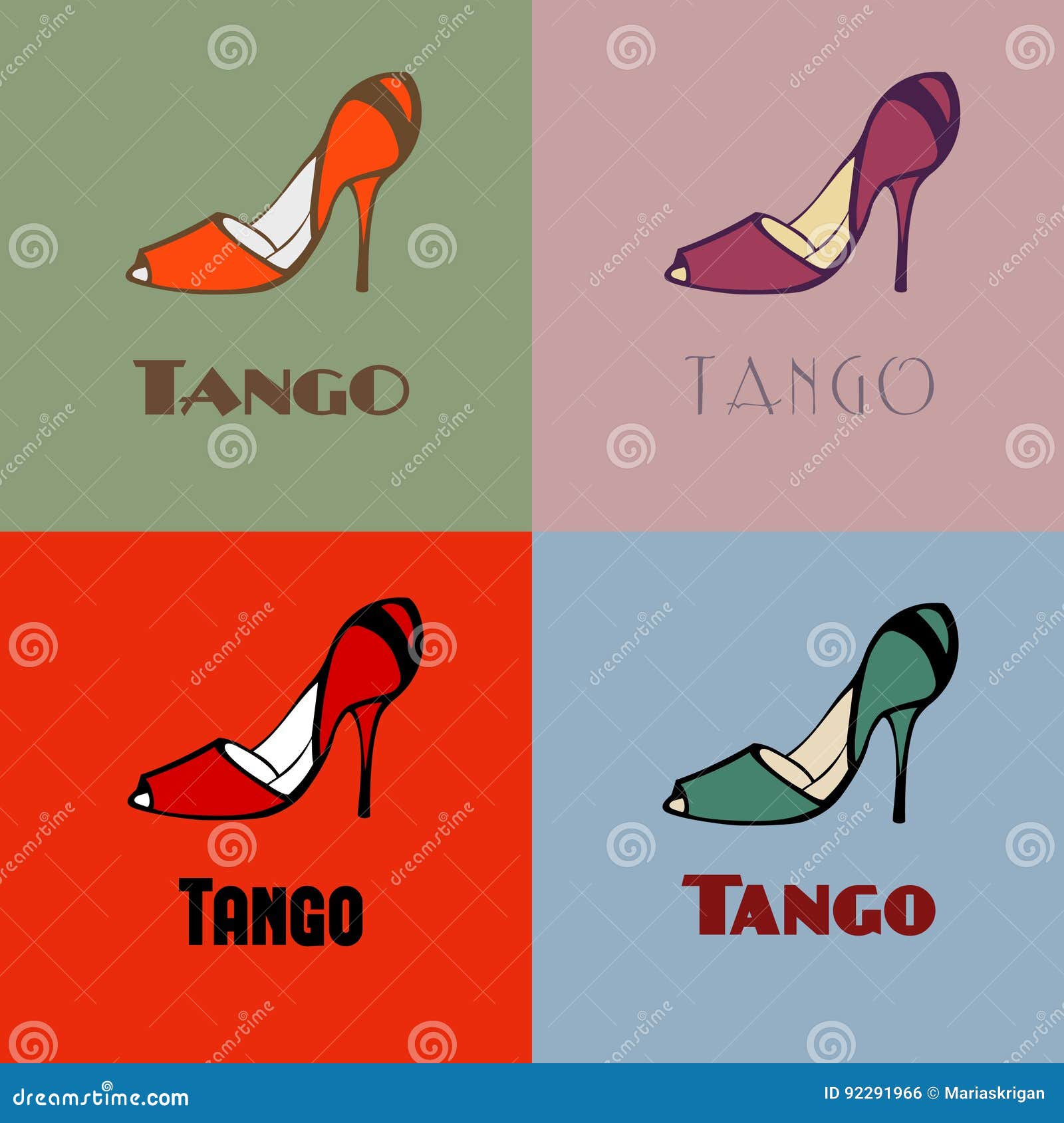 Beugel Snoep Specimen Tango shoes poster stock vector. Illustration of black - 92291966
