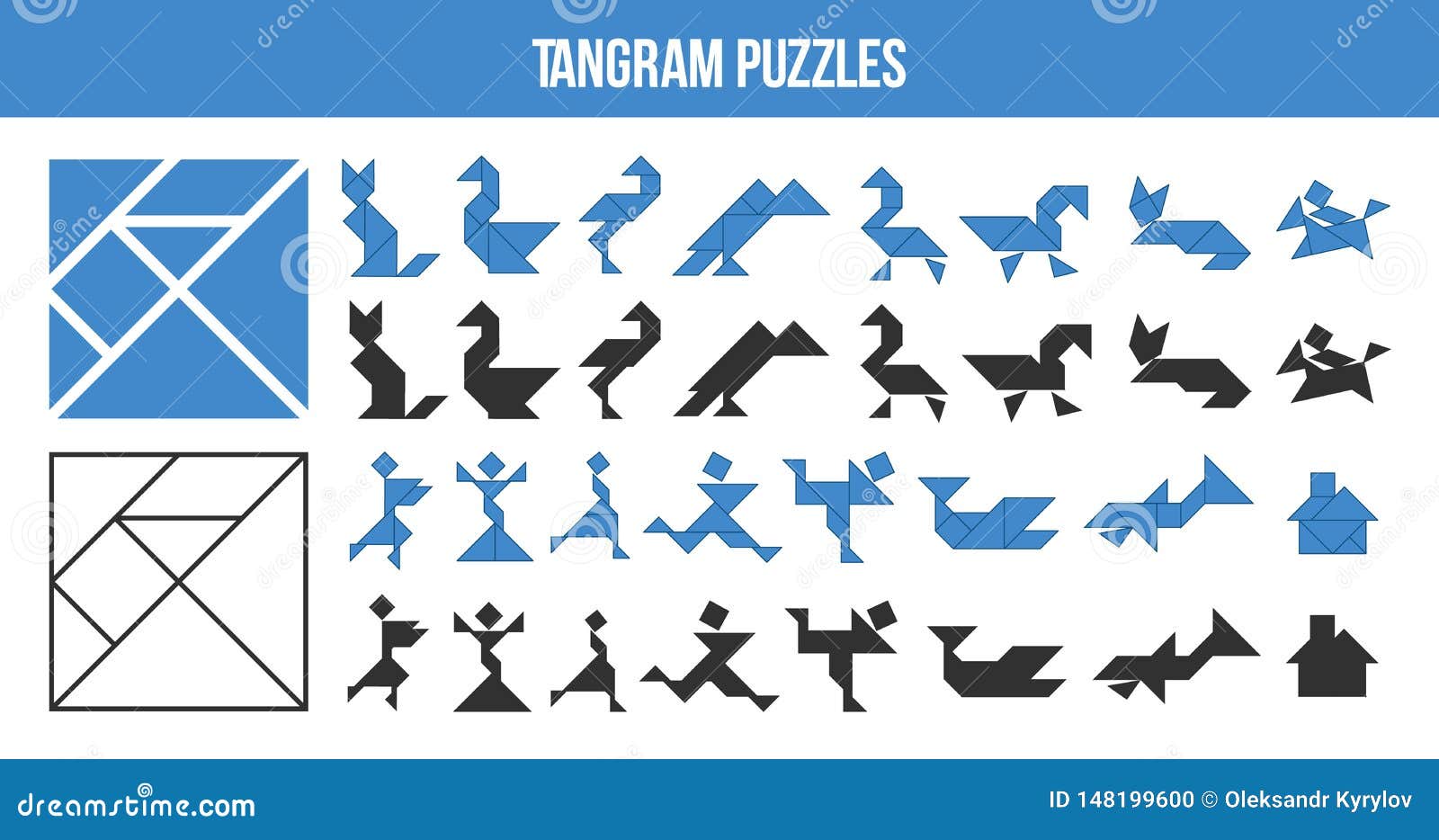 Animais #25 - Tangram - Geniol