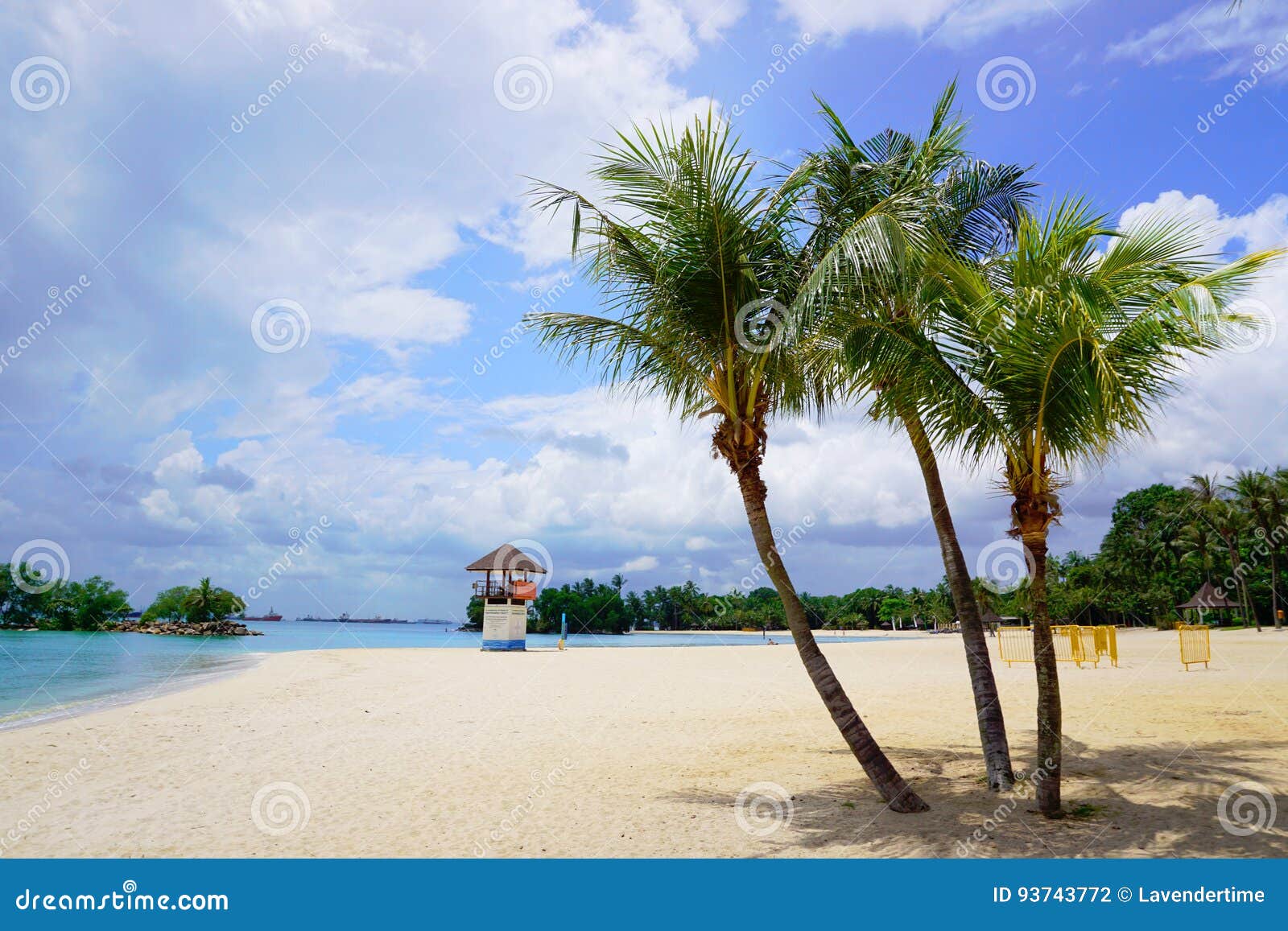 tanjong beach of sentosa island