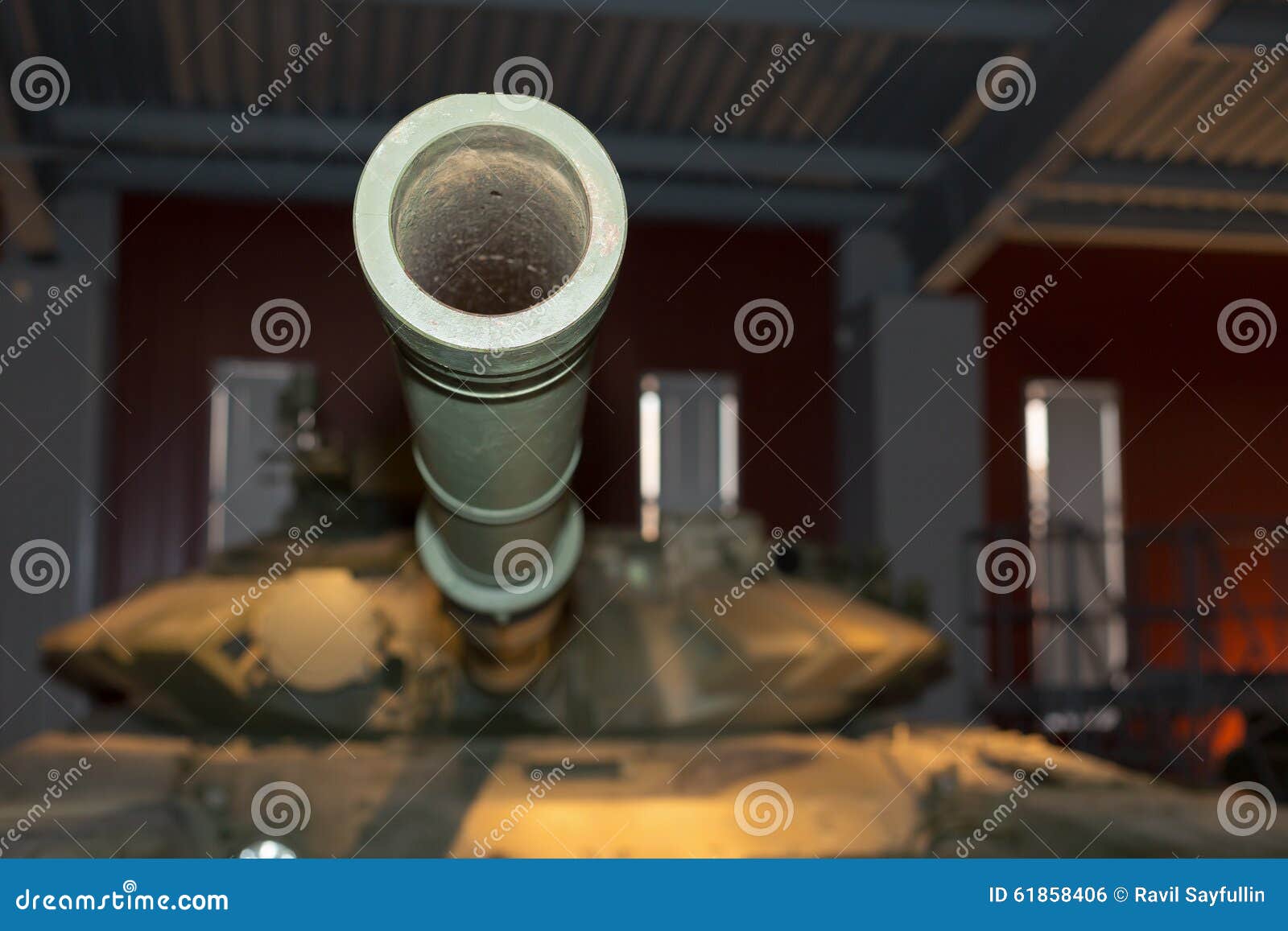 A tank barrel stock photo. Image of american, artillery 61858406