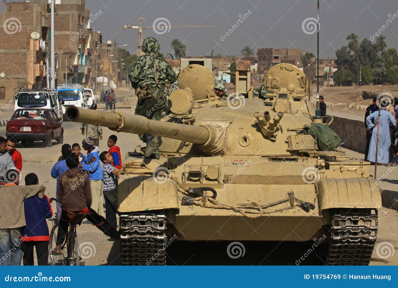 Tank in Egypt editorial stock image. Image of luxor, guard 19754769