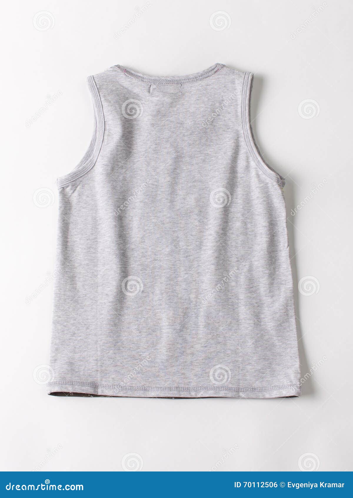 Tank Top on a White Background Stock Photo Image of fabric, colorful
