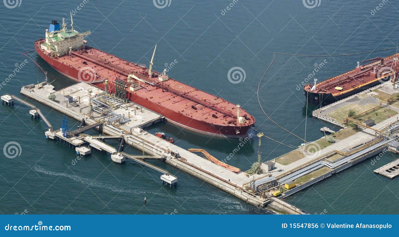 The Tanker Near A Mooring Royalty Free Stock Image Image 15547856