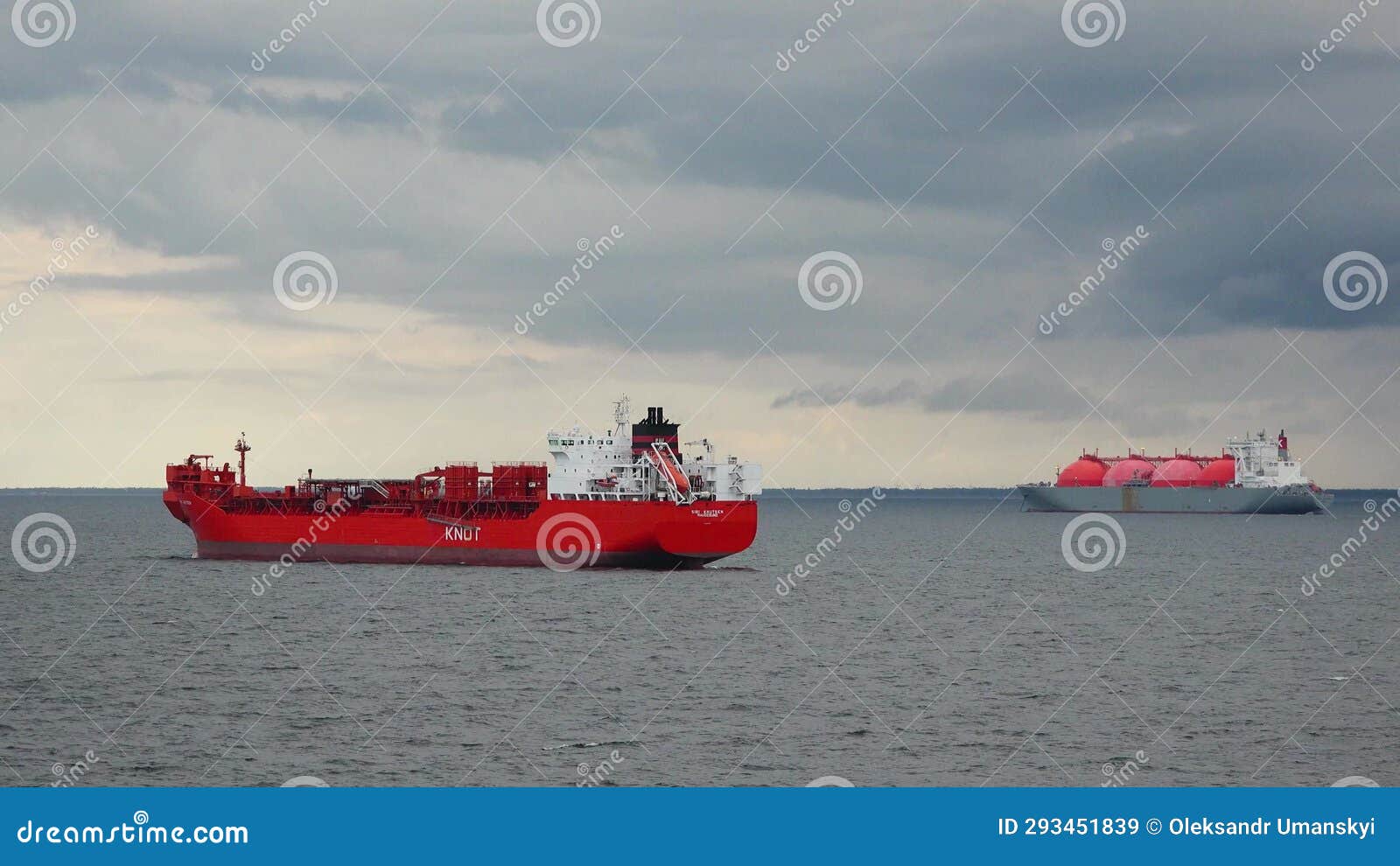 Tanker at Sea, Cargo Ships. Petroleum Tanker Vessel. Concept of