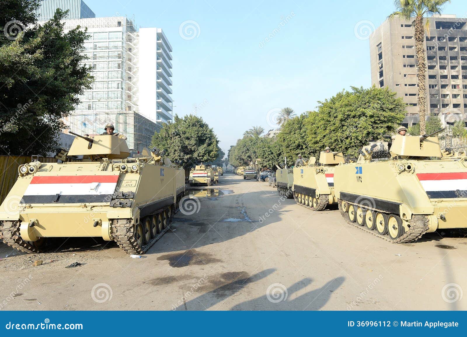 Tanks in Cairo, Egypt editorial photography. Image of military 36996112