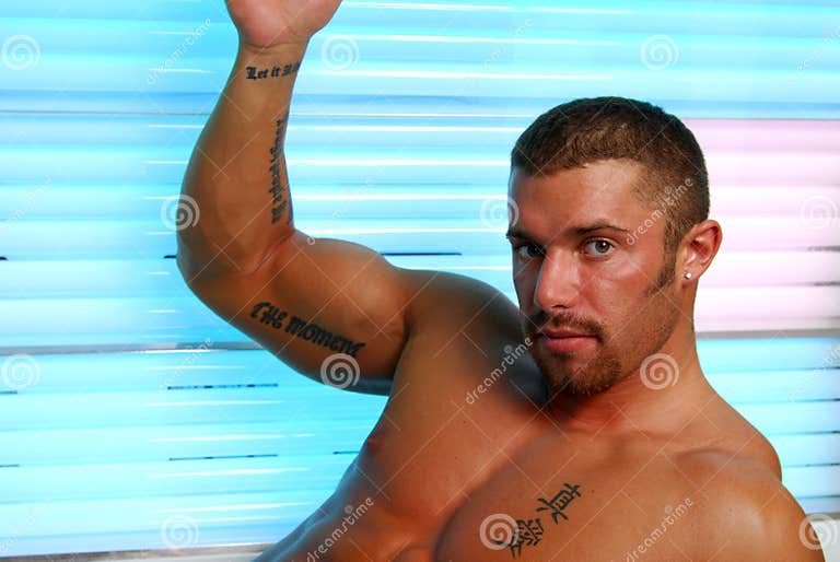 Tanning Bed stock image. Image of tubes, ultra, adult 4145727