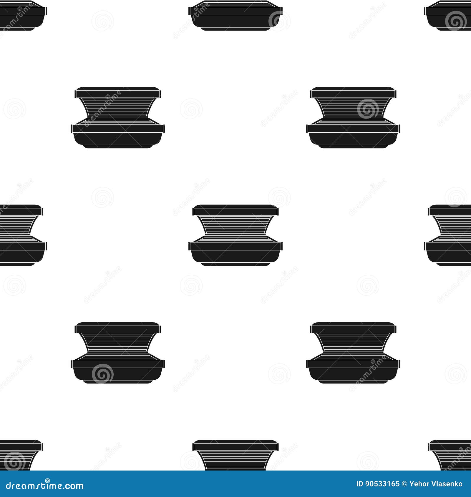 Tanning Bed Icon in Black Style Isolated on White Background. Skin Care ...