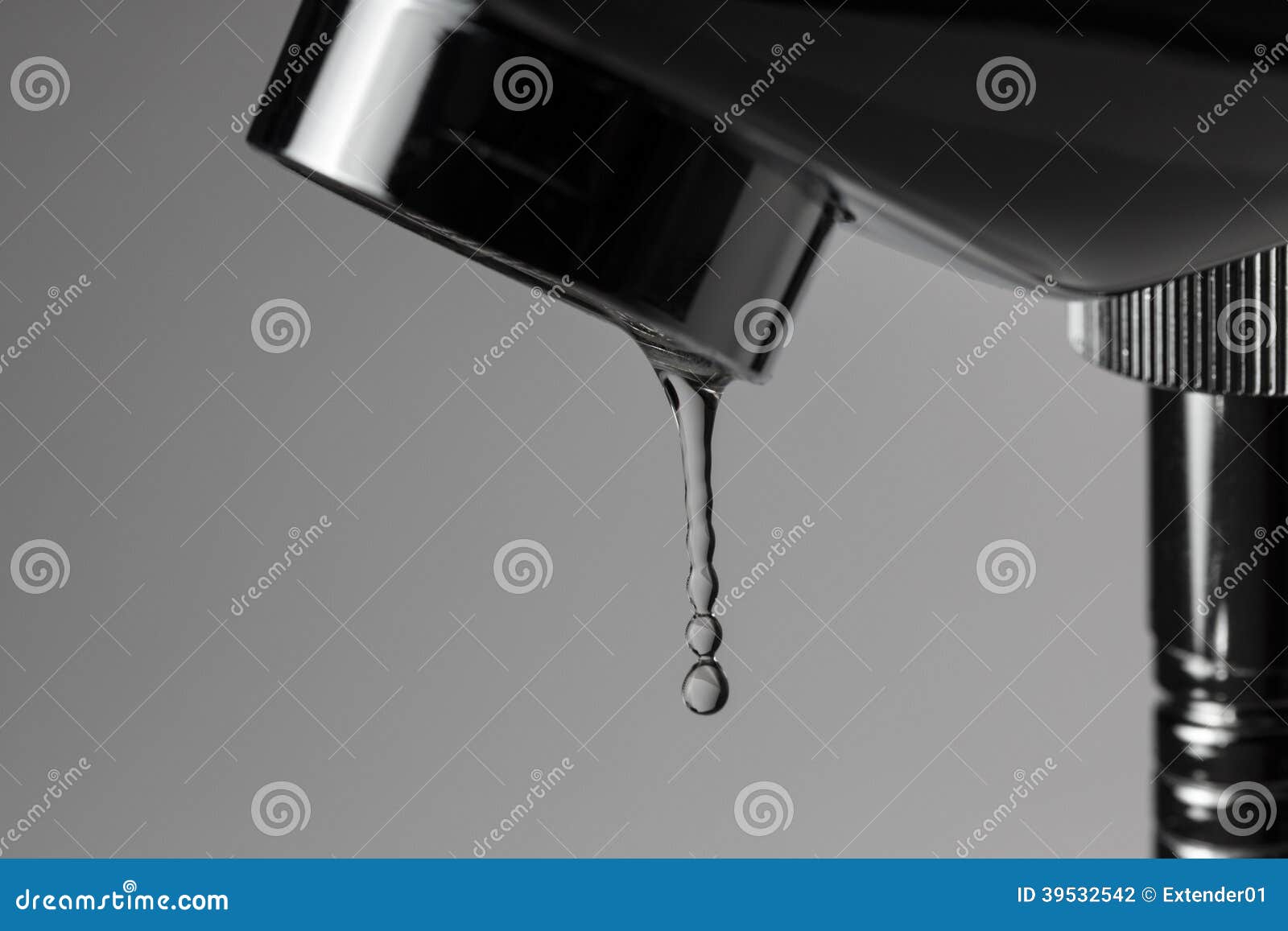 Tap leaking water stock photo. Image of kitchen, macro 39532542
