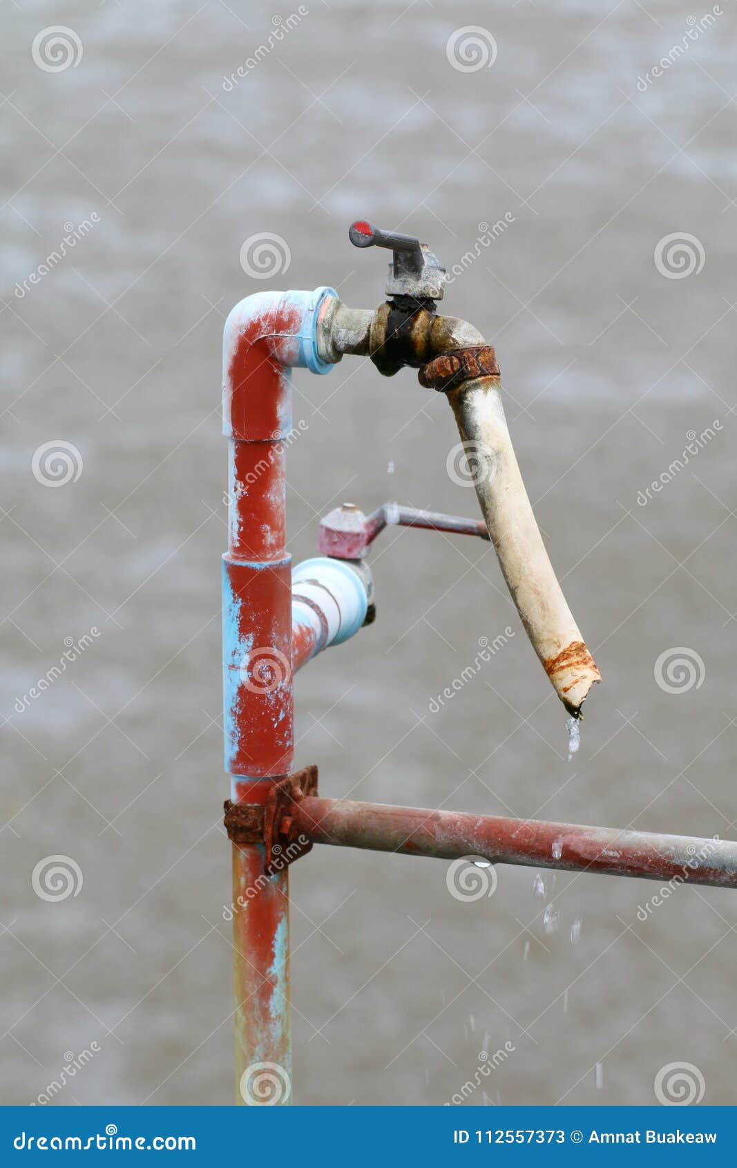 Tap the Old Water, Old Water Pipes Stock Image Image of faucet, clear