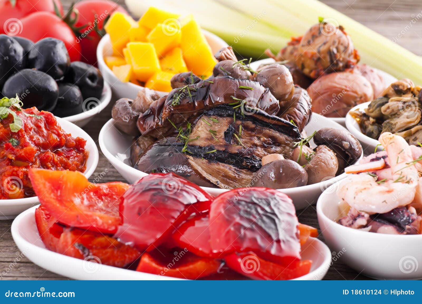 Tapas photo stock. Image du mariné, croquant, restauration 18610124