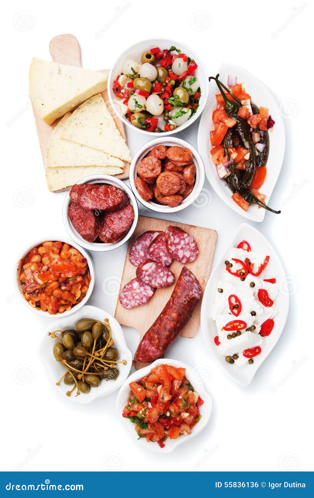 Tapas antipasto, meze arkivfoto. Bild av vitt, antillean 55836136