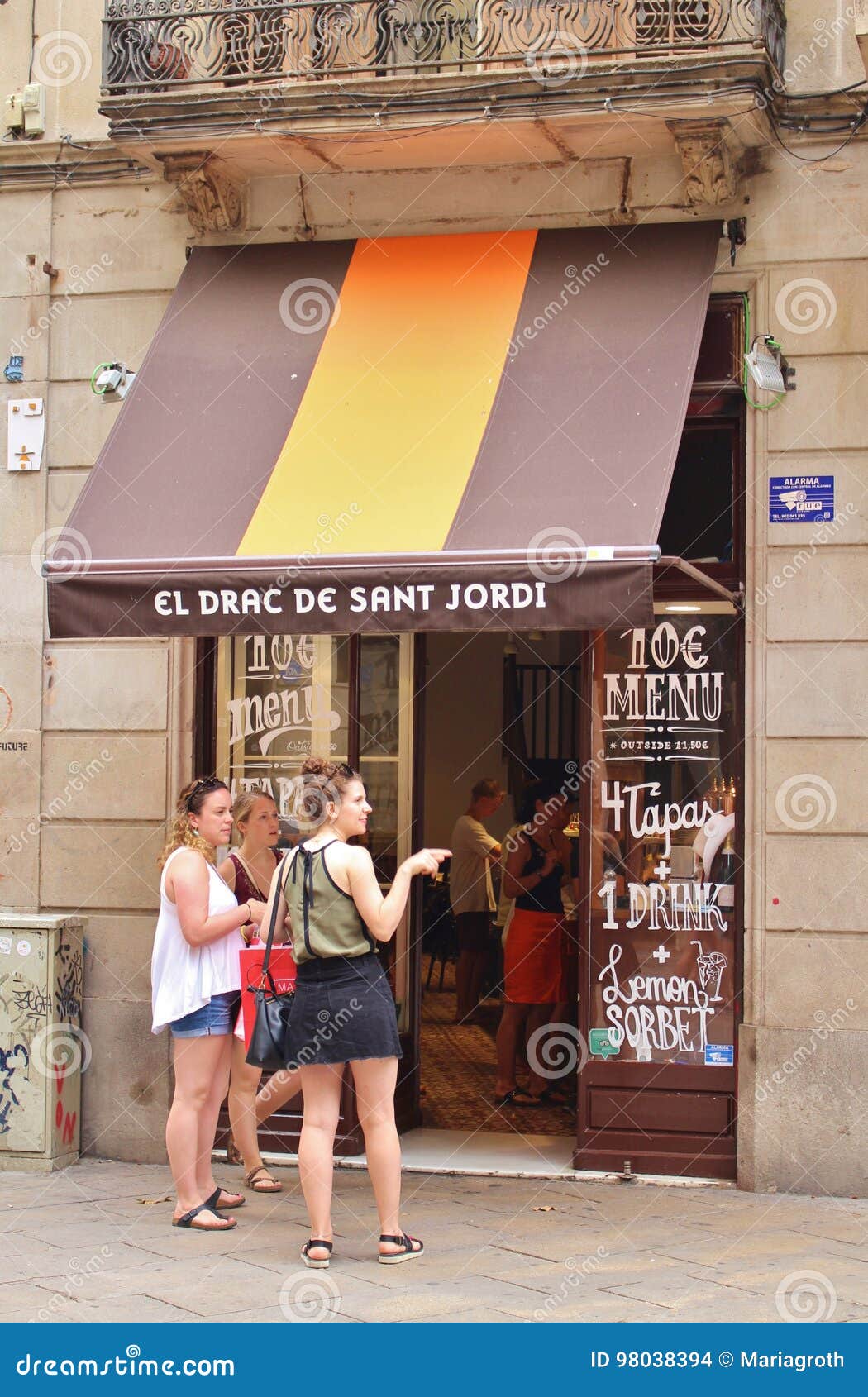 Tapas Restaurant in Barcelona Editorial Stock Image Image of delicate