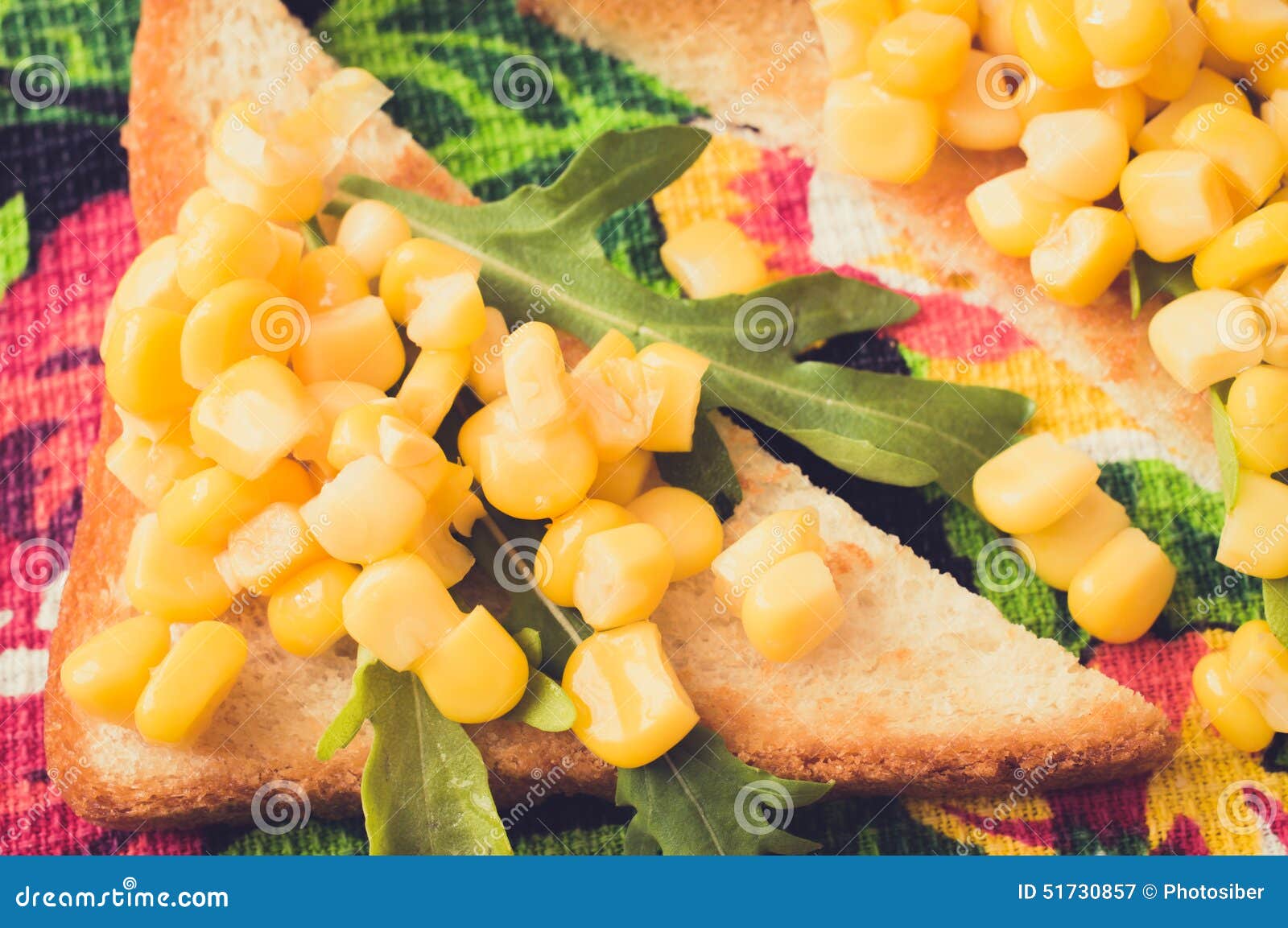 Tapas with sweet corn stock image. Image of yellow, fried 51730857