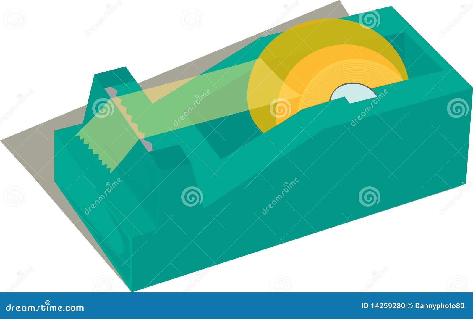 Tape Dispenser With Adhesive Tape Vector 37548310