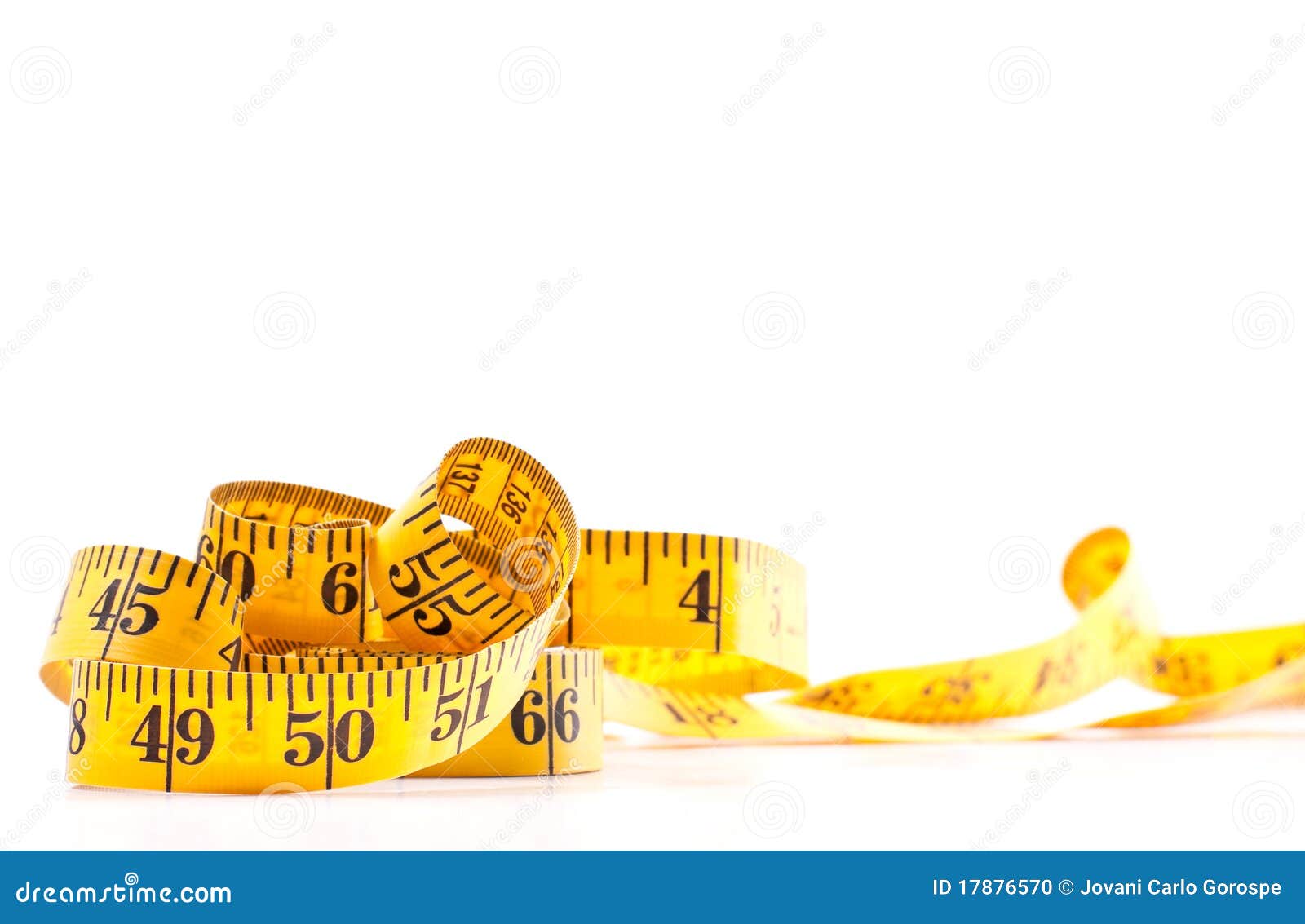Tape Measure Background Image With Custom Space Stock Photo Image