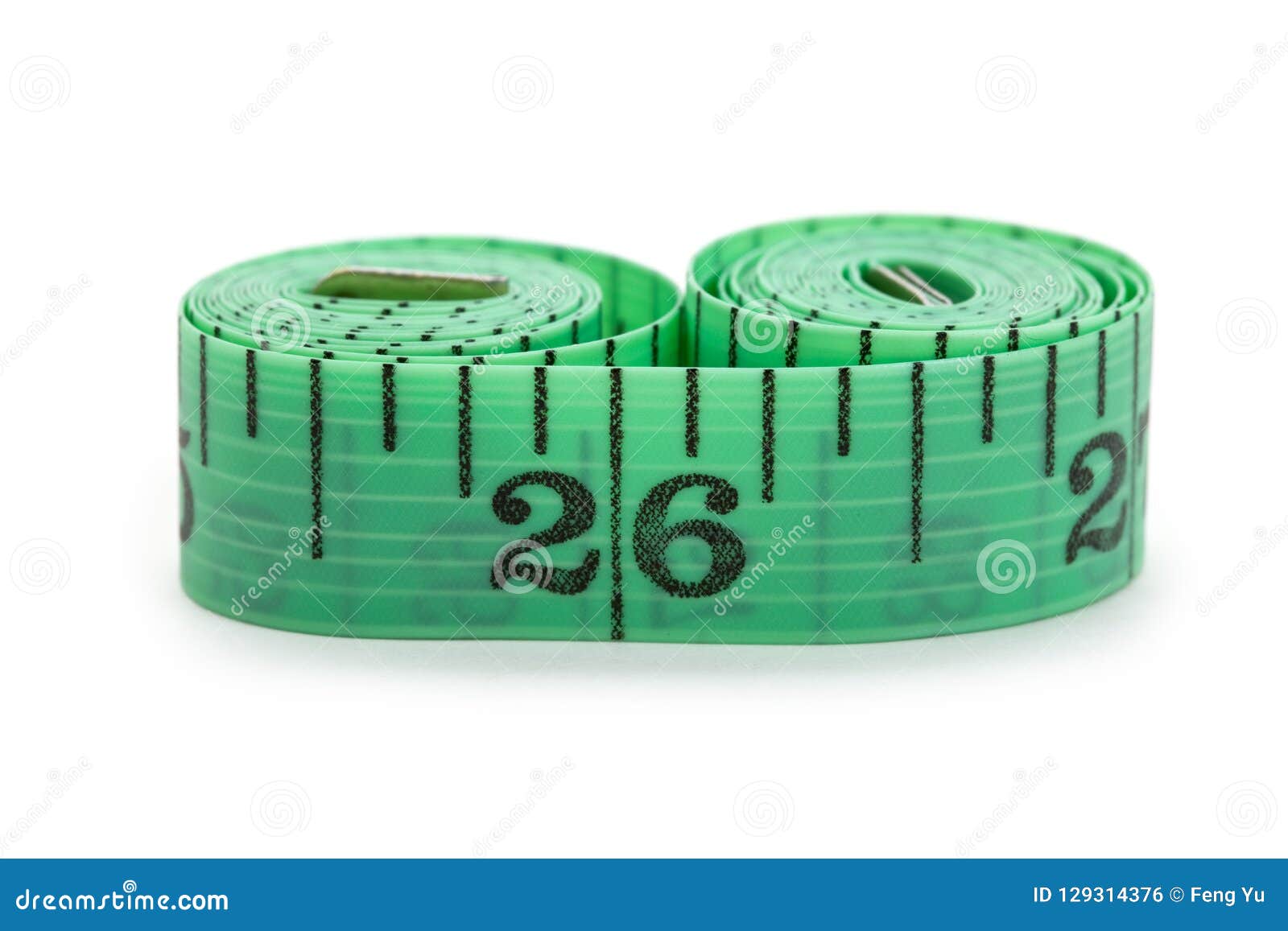 A Tape Measure stock photo. Image of white, closeup 129314376