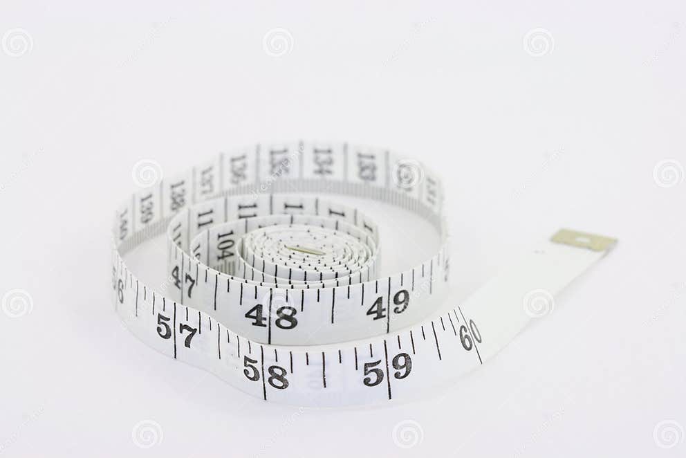 Tape measure inches stock photo. Image of coil, tailor 14901364